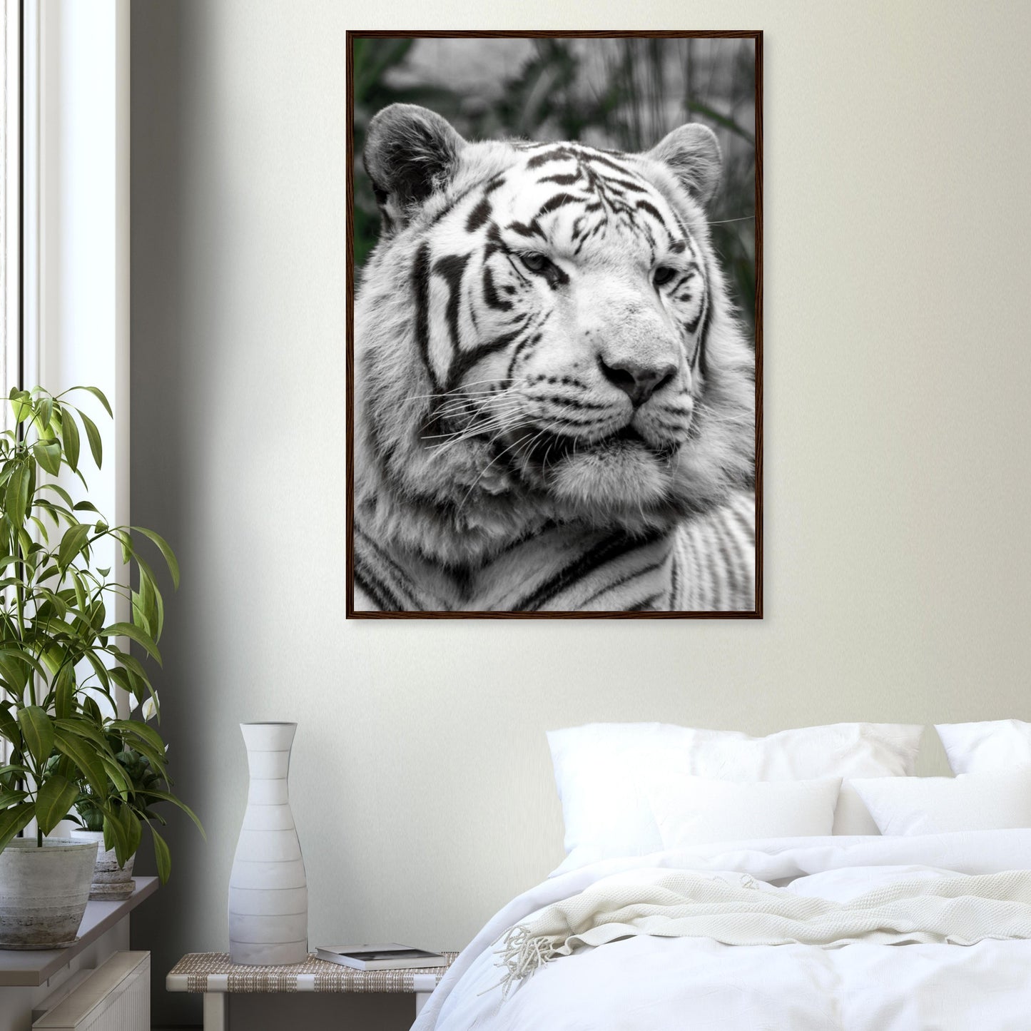 Tigre blanc - Décoration murale