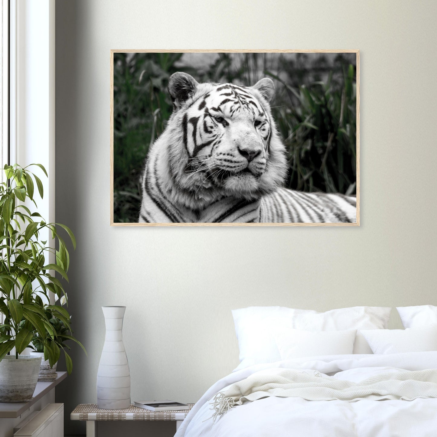 Tigre blanc - Décoration murale