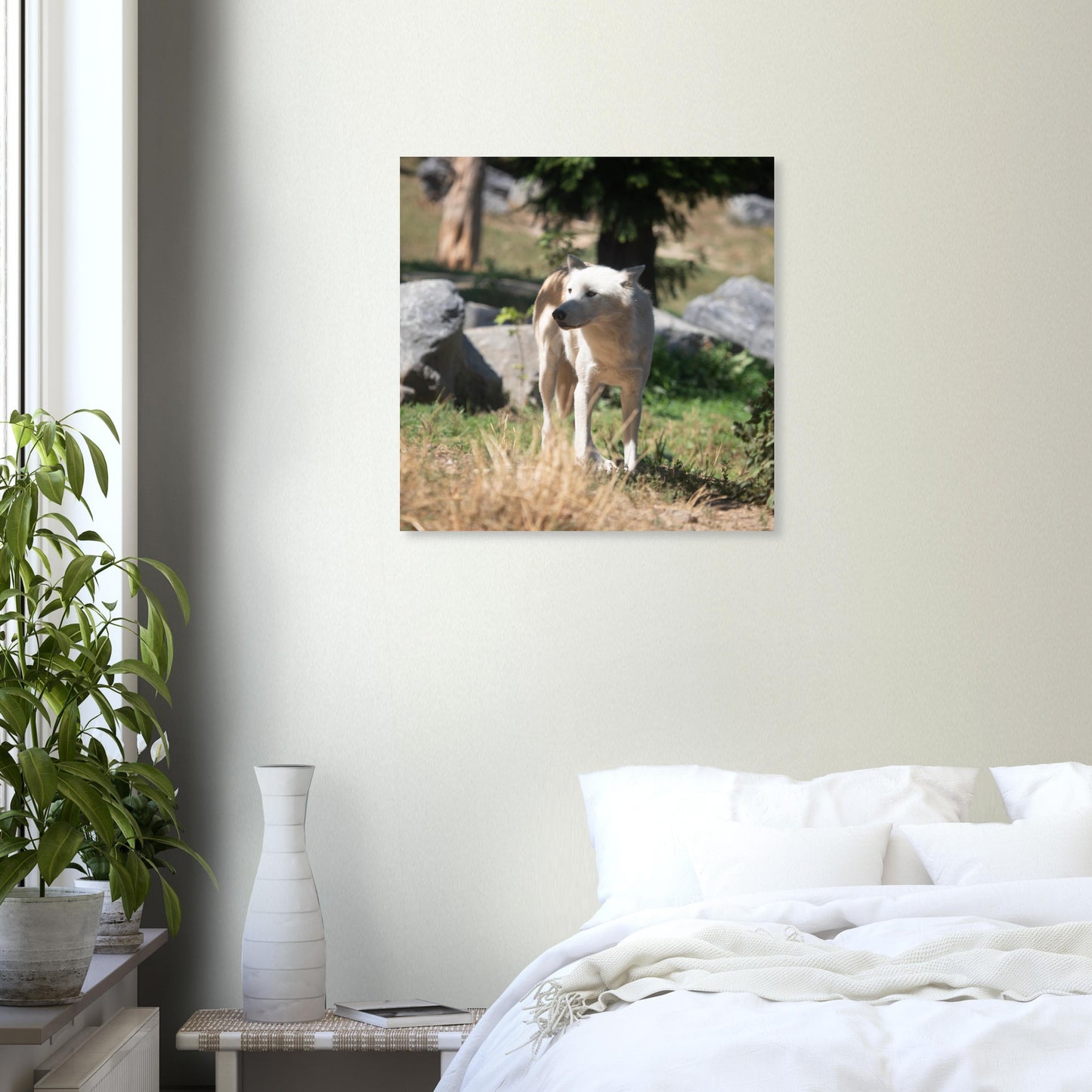 White wolf - Wall decoration