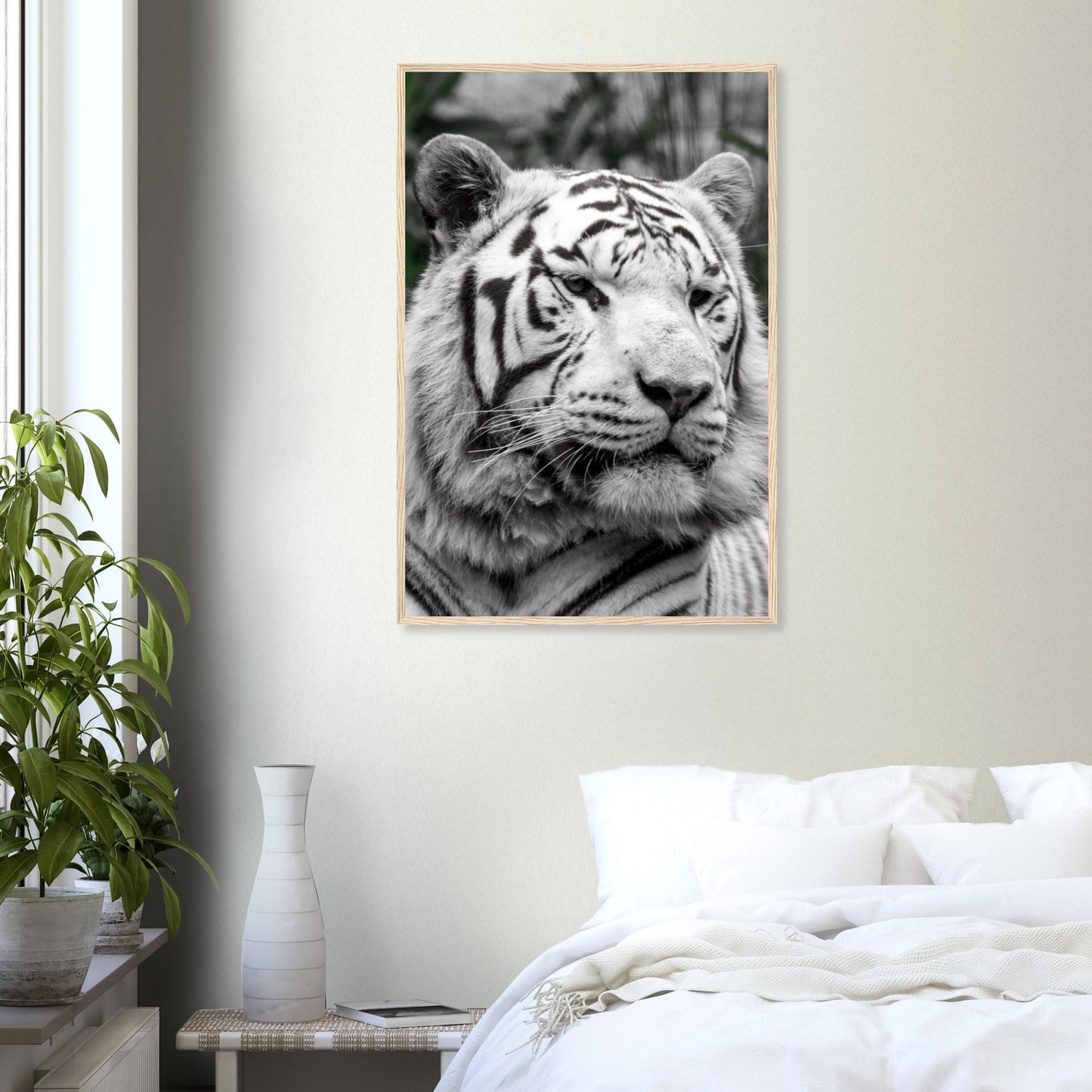 Tigre blanc - Décoration murale