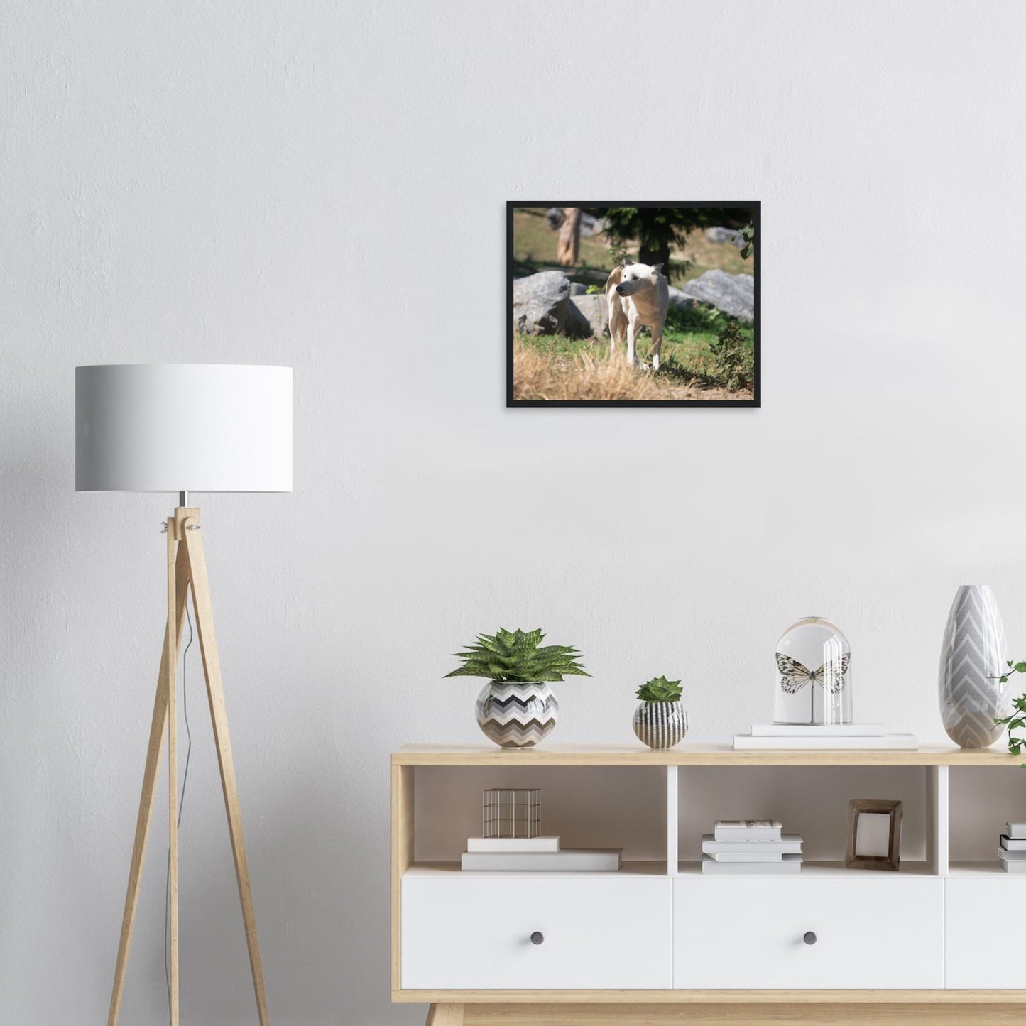 White wolf - Wall decoration