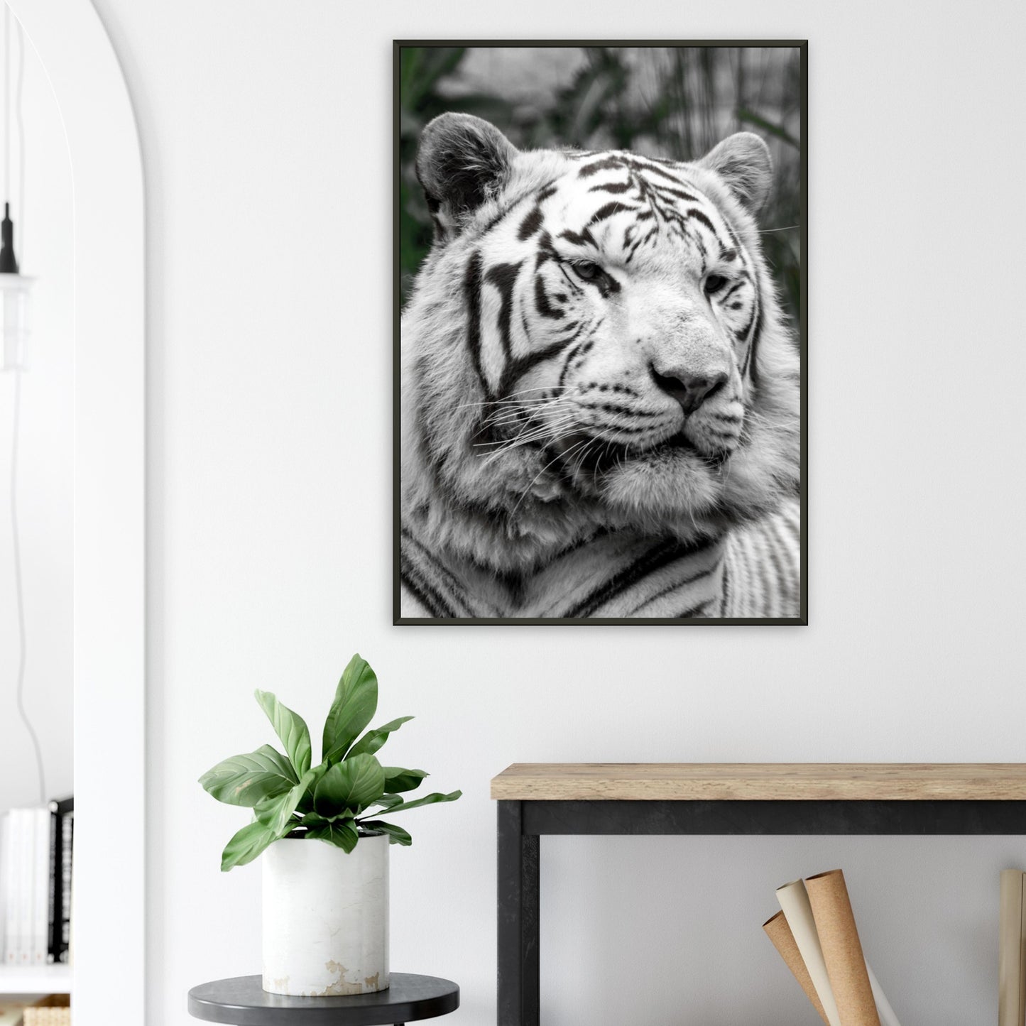 Tigre blanc - Décoration murale