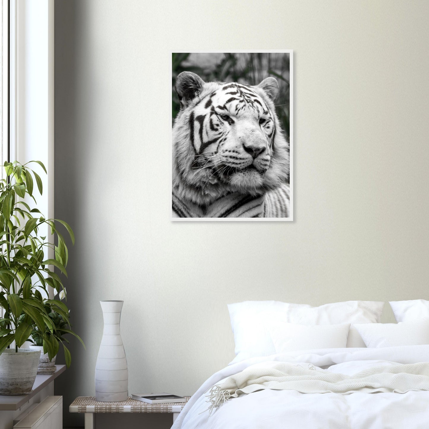 Tigre blanc - Décoration murale
