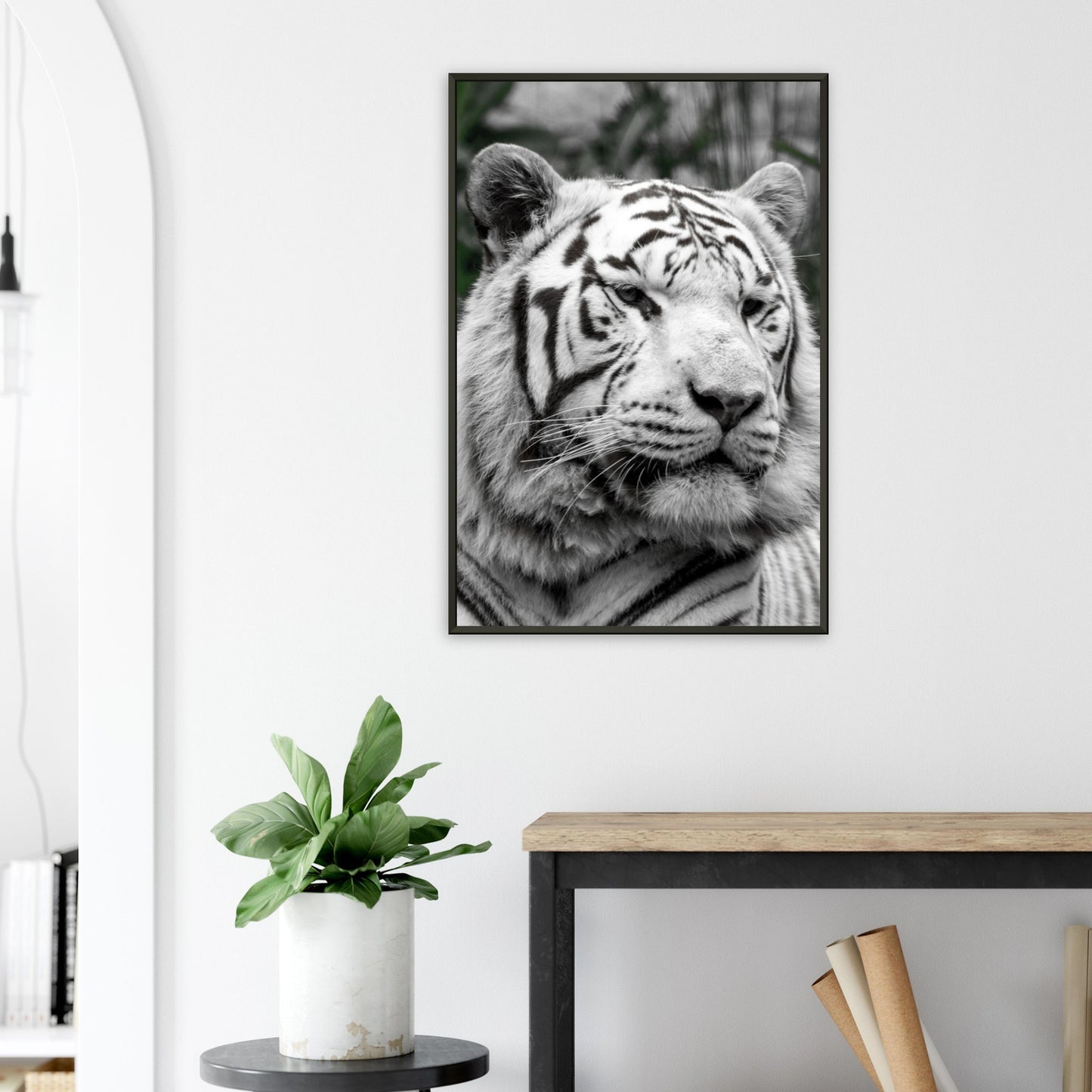 Tigre blanc - Décoration murale