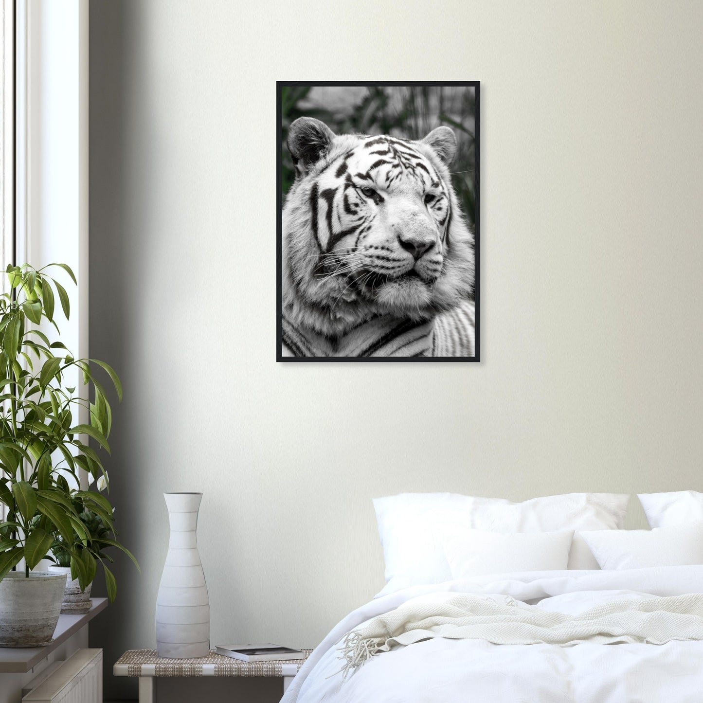 Tigre blanc - Décoration murale
