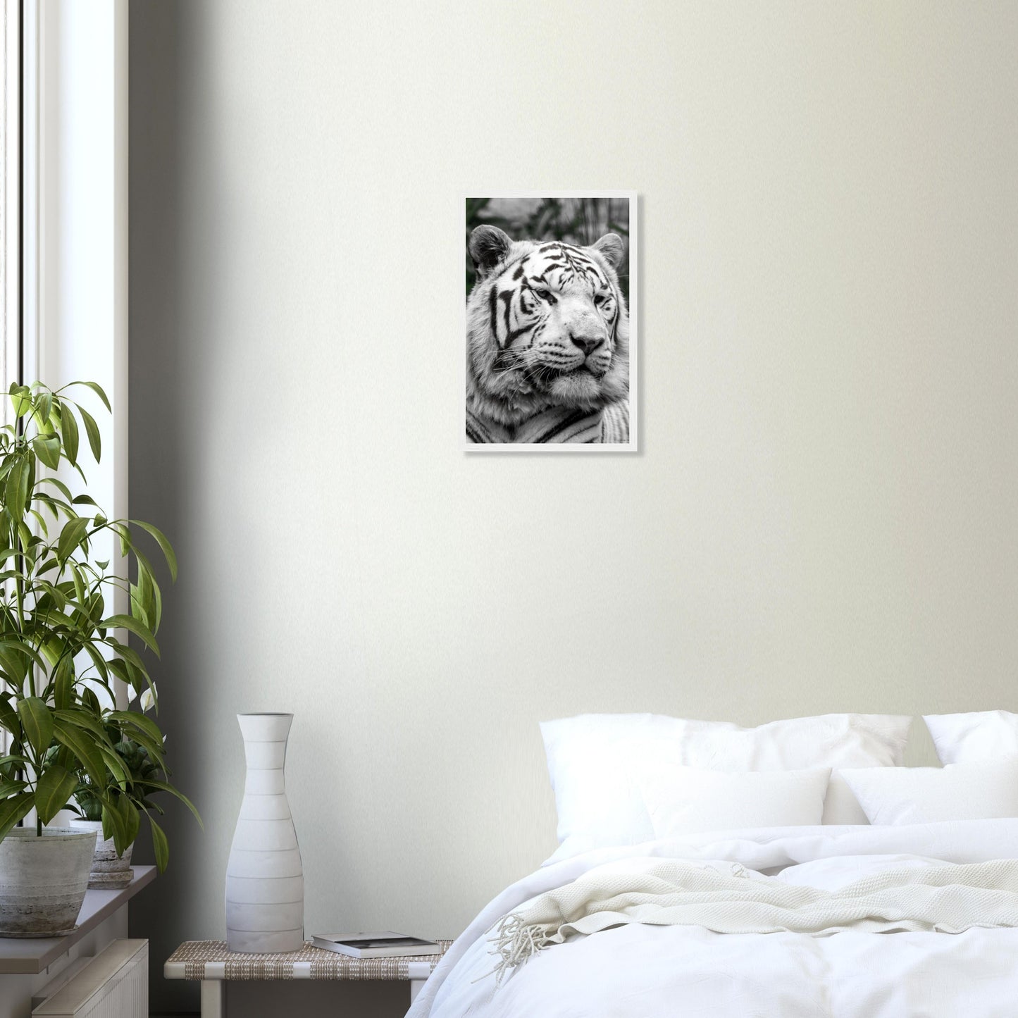 Tigre blanc - Décoration murale