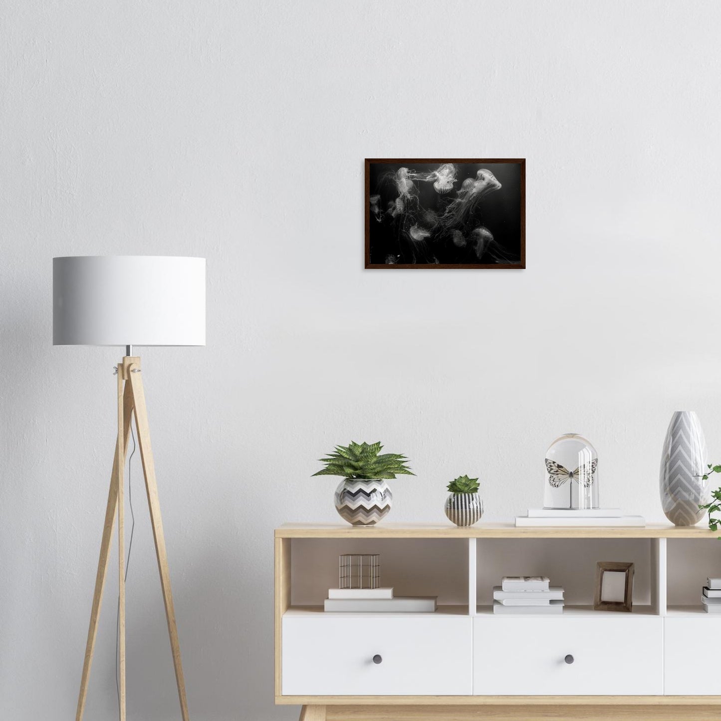 Méduses - Noir & Blanc - Décoration murale