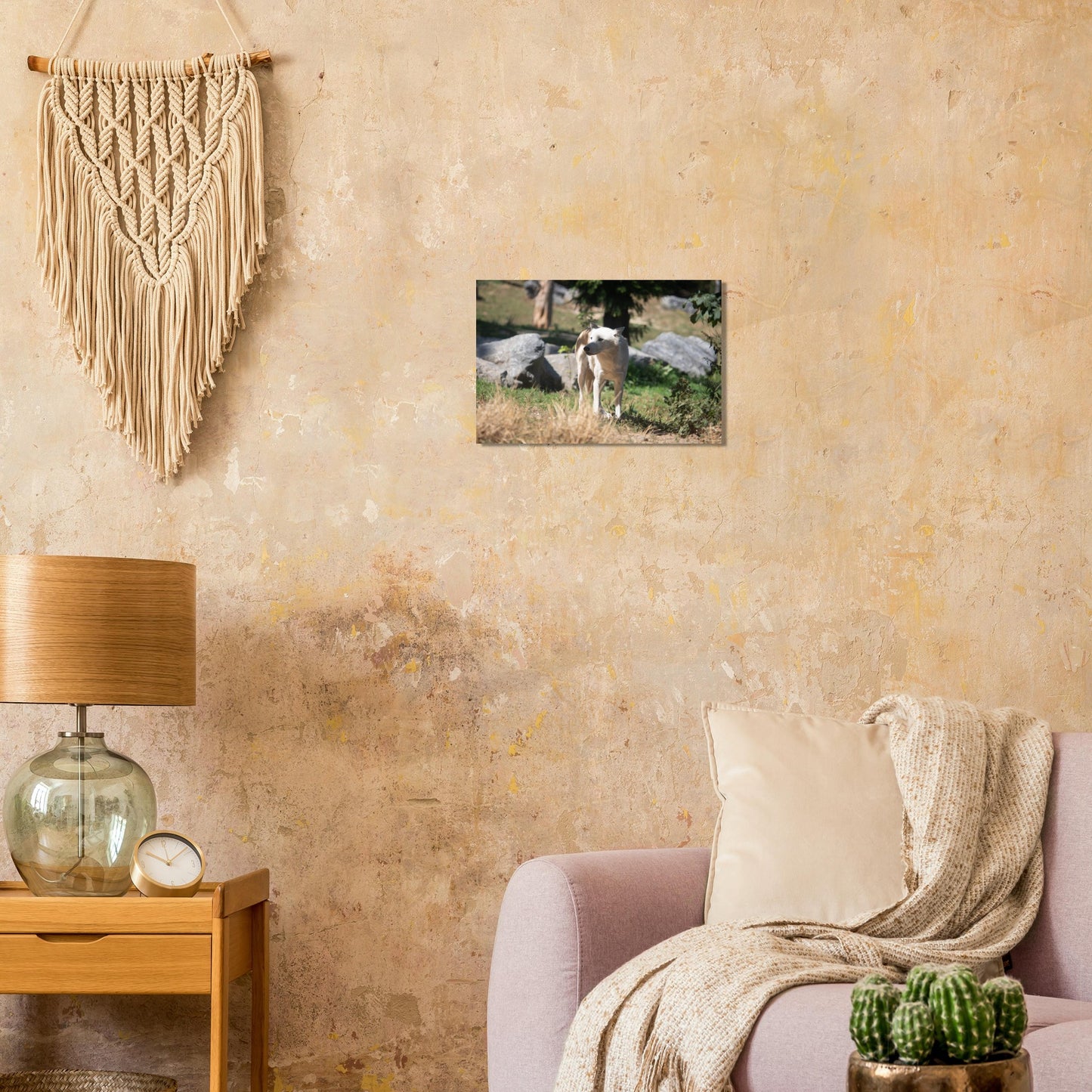White wolf - Wall decoration