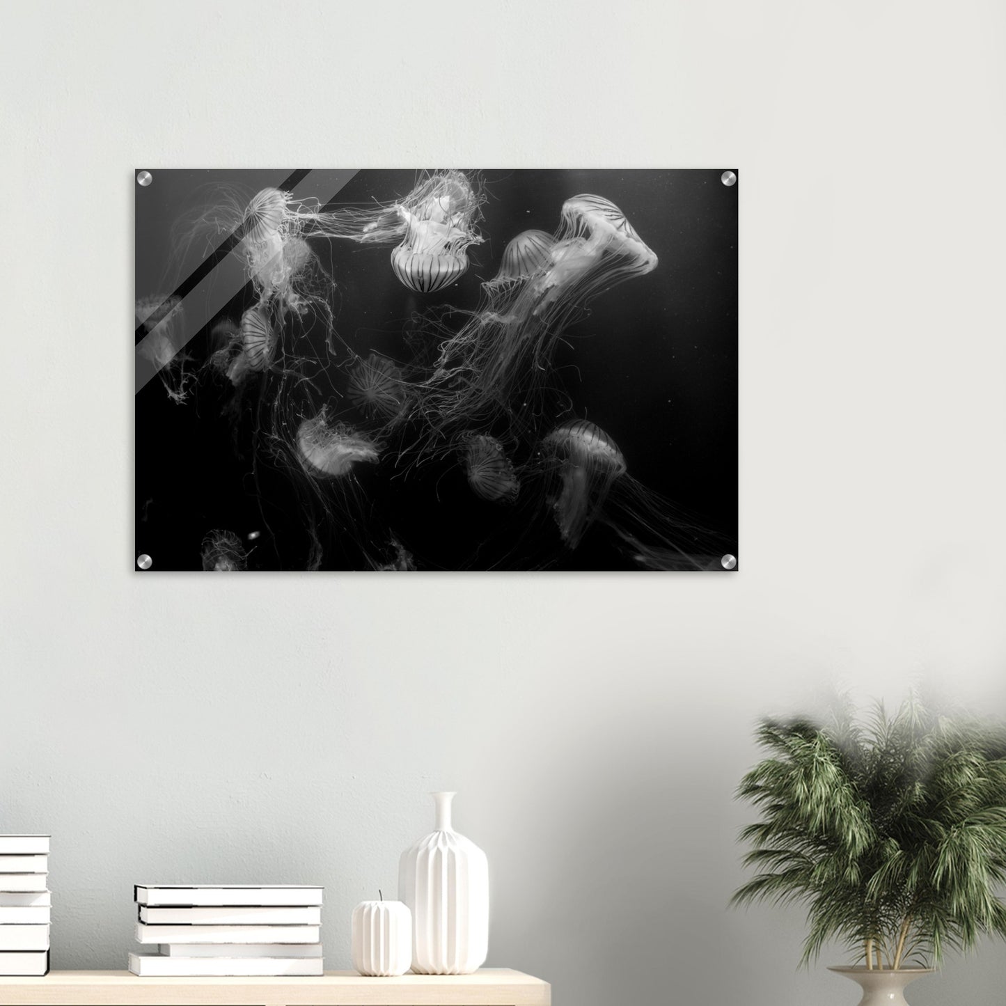 Méduses - Noir & Blanc - Décoration murale