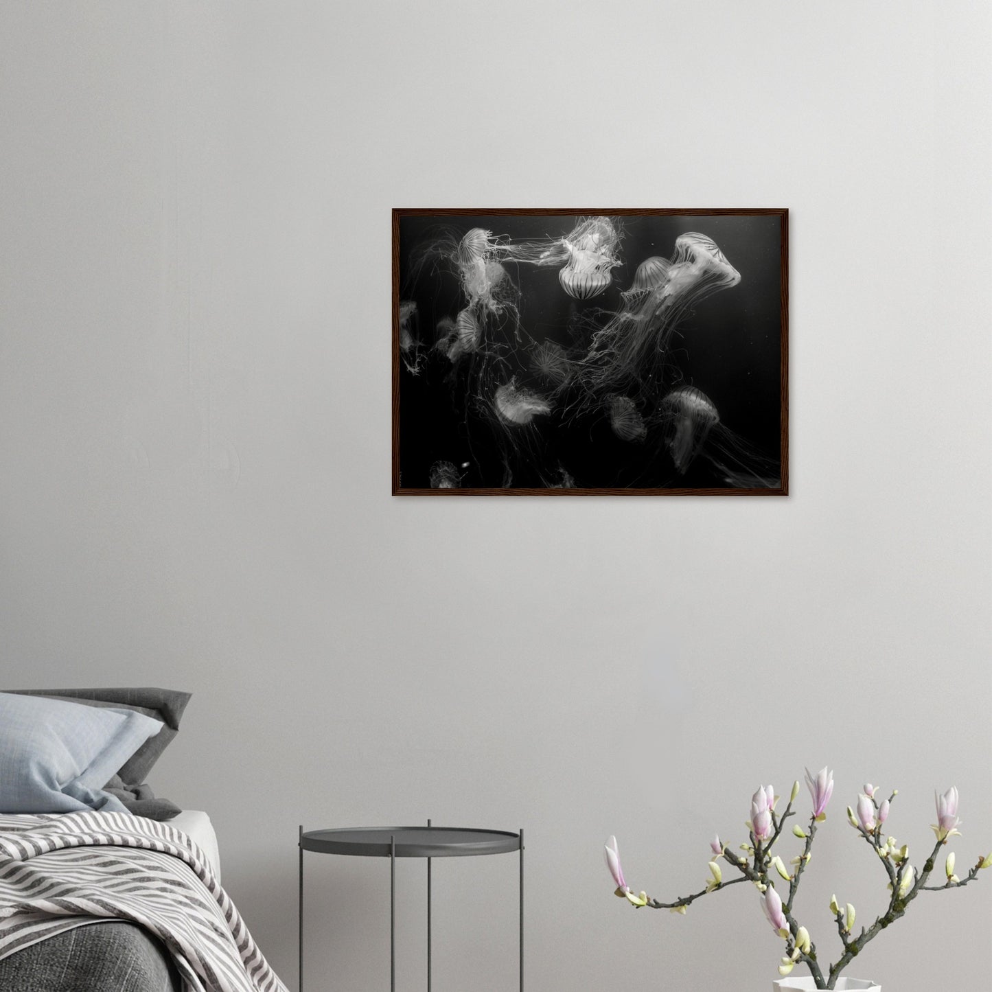 Méduses - Noir & Blanc - Décoration murale
