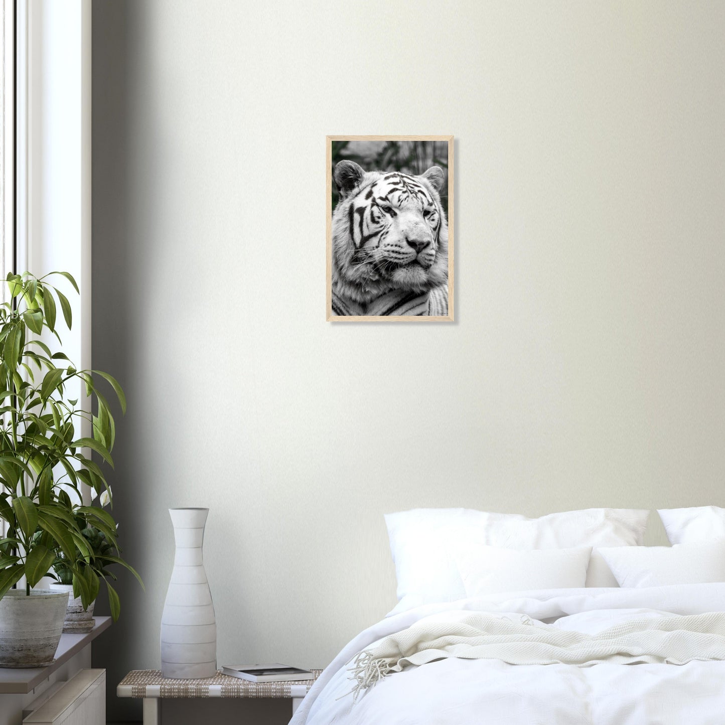 Tigre blanc - Décoration murale