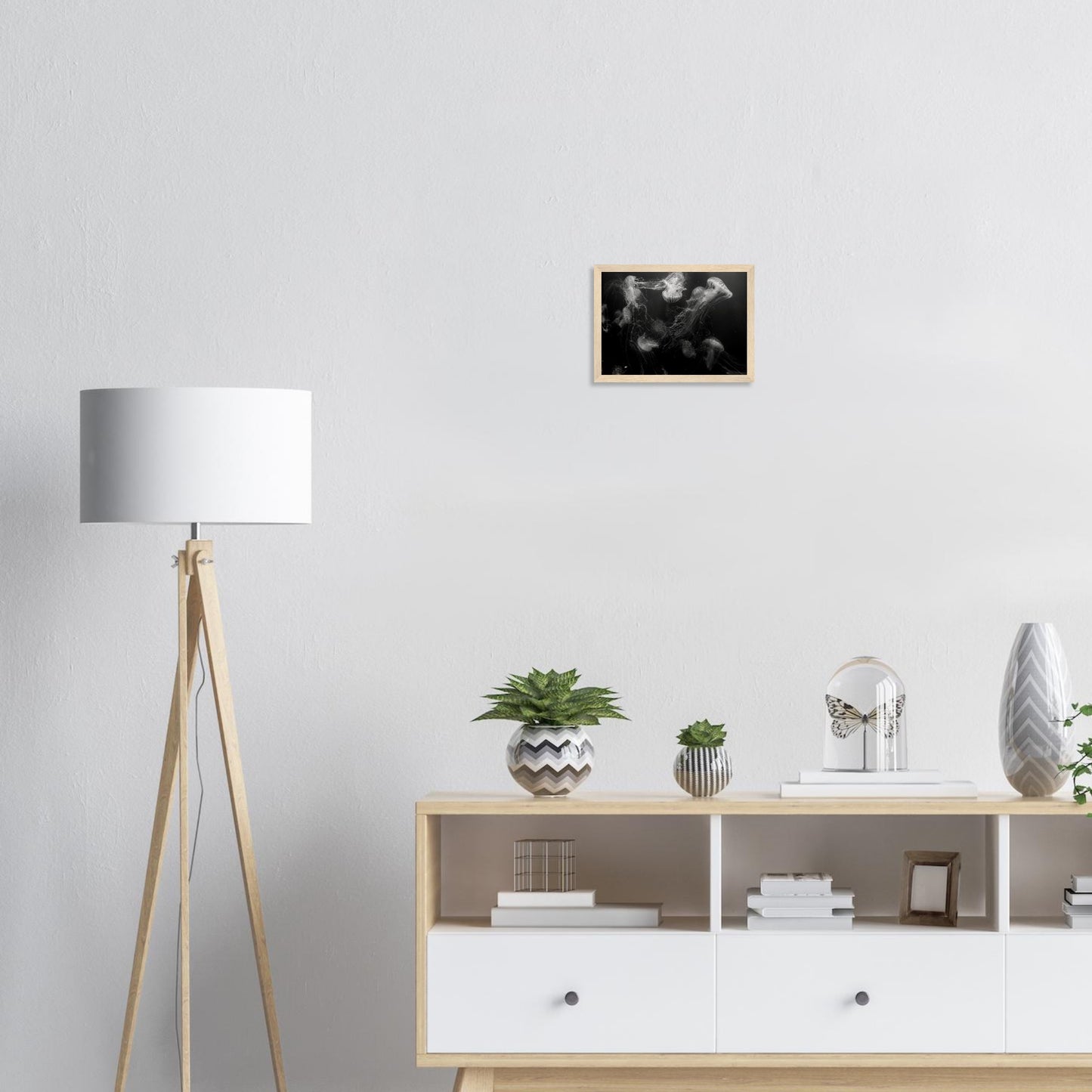 Méduses - Noir & Blanc - Décoration murale
