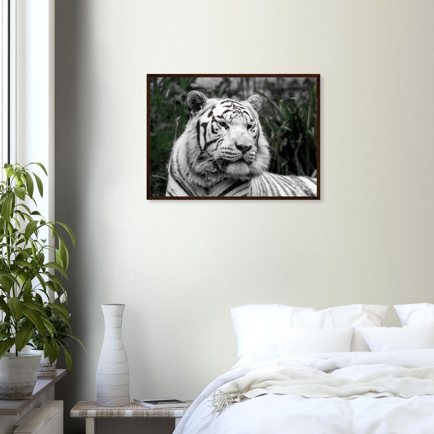 Tigre blanc - Décoration murale