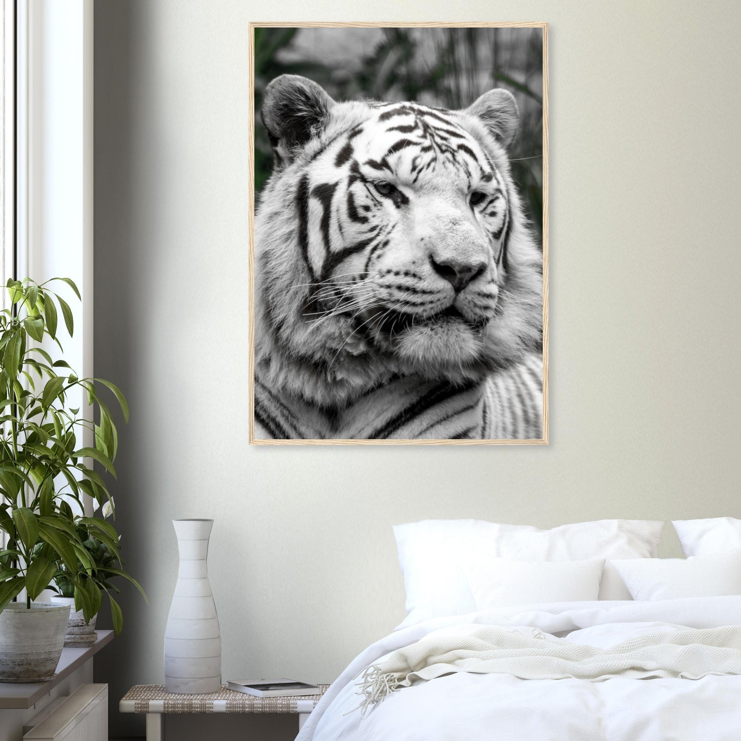 Tigre blanc - Décoration murale