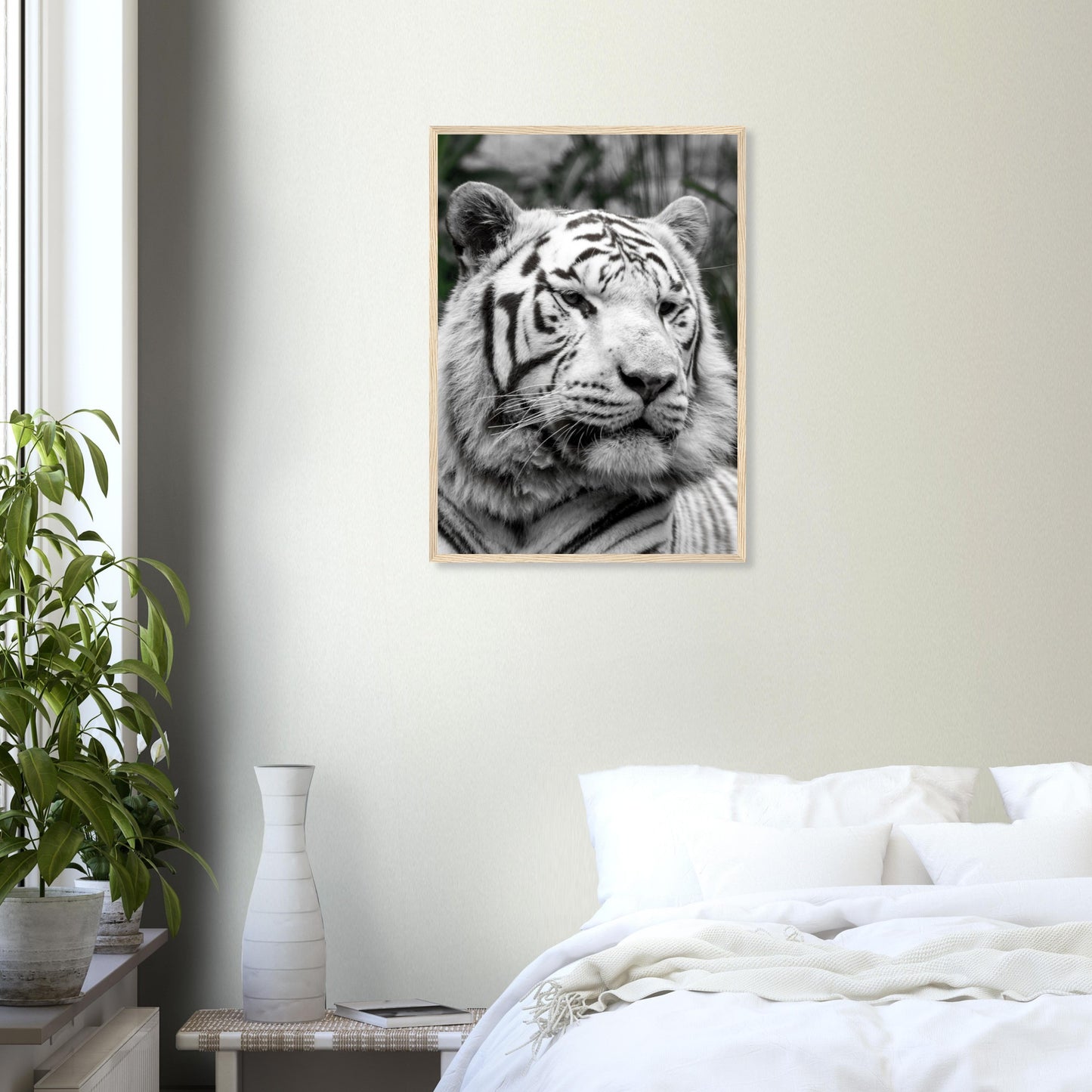 Tigre blanc - Décoration murale