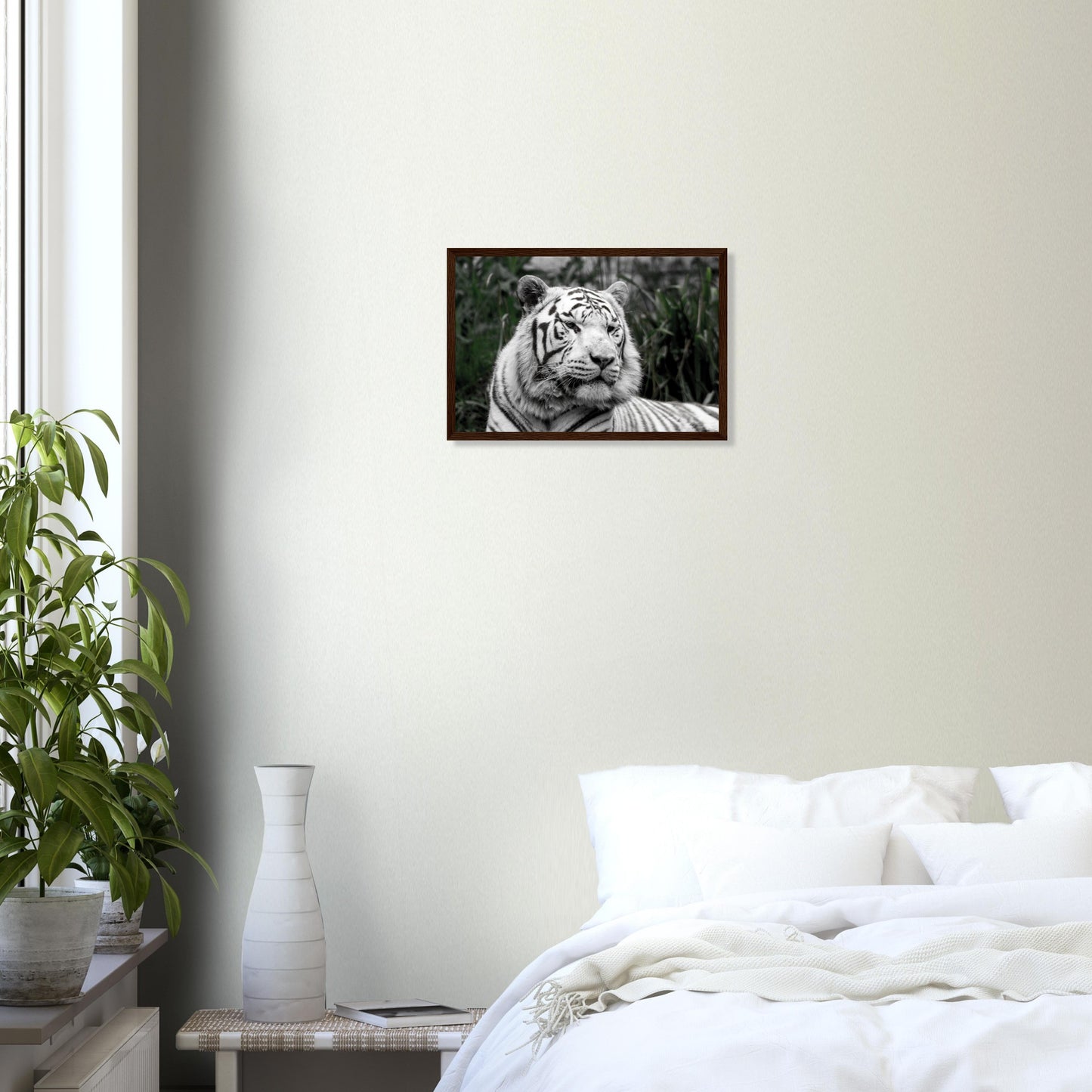 Tigre blanc - Décoration murale