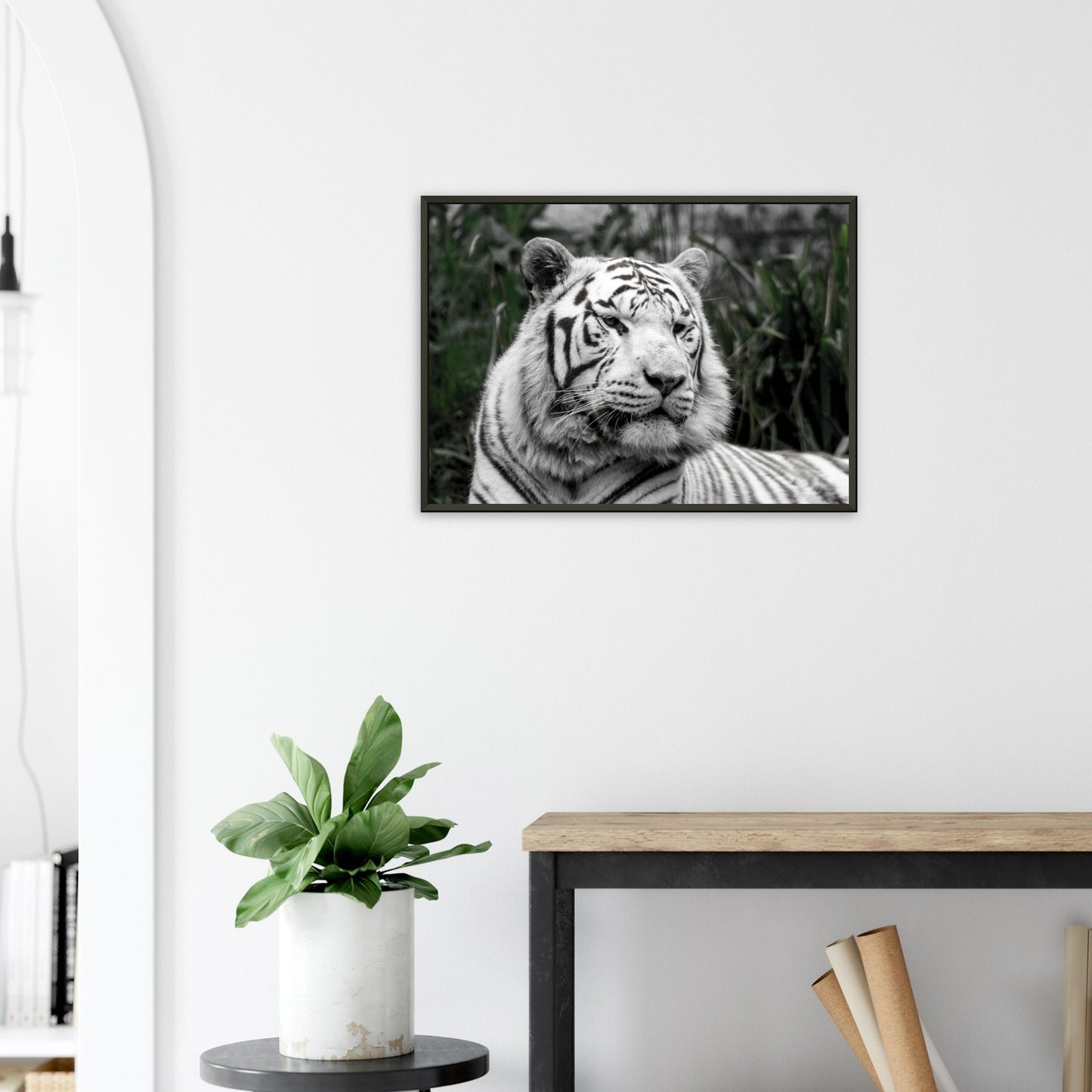 Tigre blanc - Décoration murale