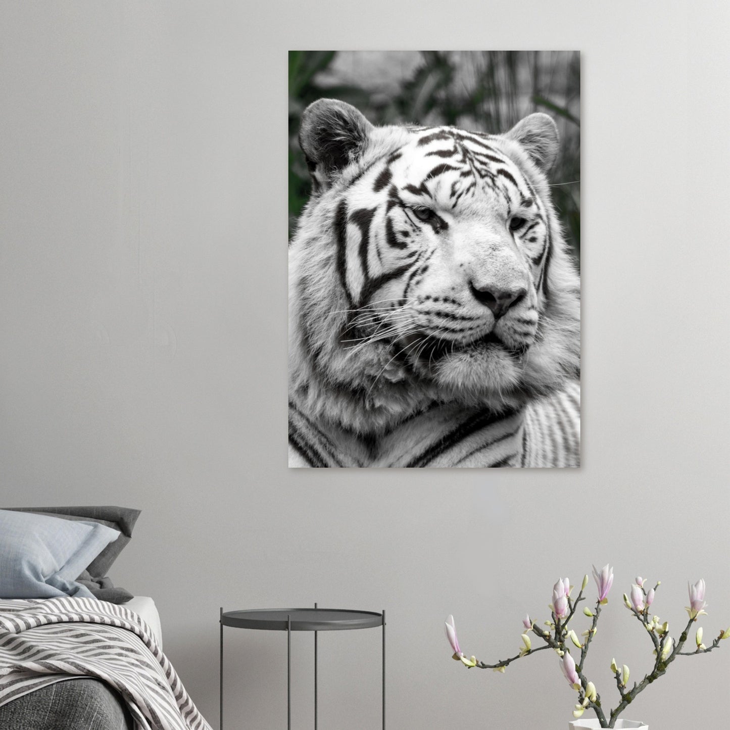 Tigre blanc - Décoration murale