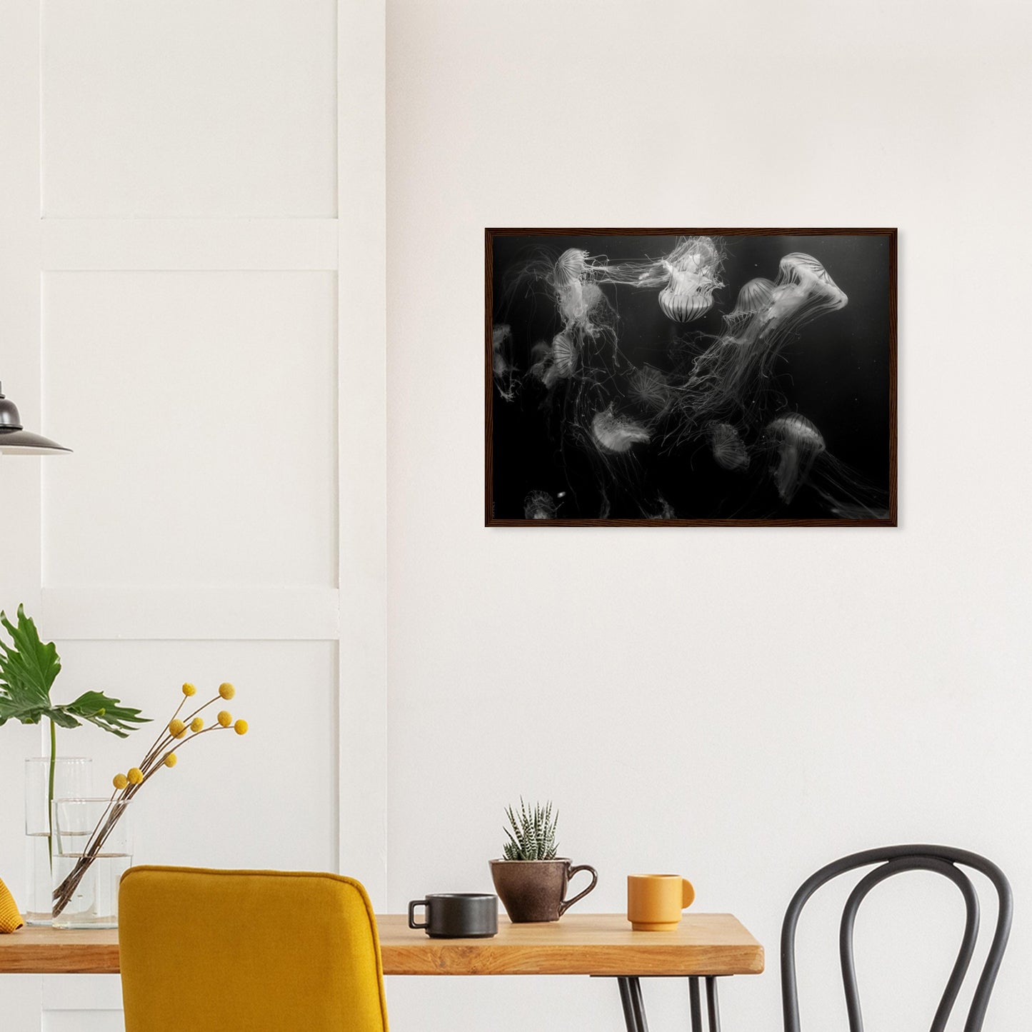 Méduses - Noir & Blanc - Décoration murale