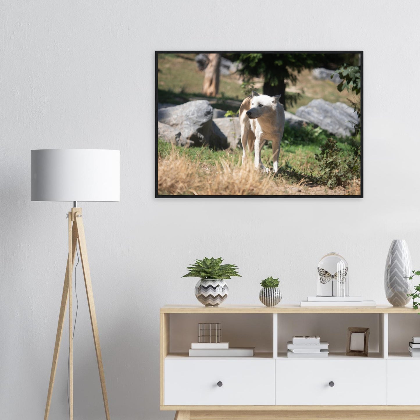 White wolf - Wall decoration