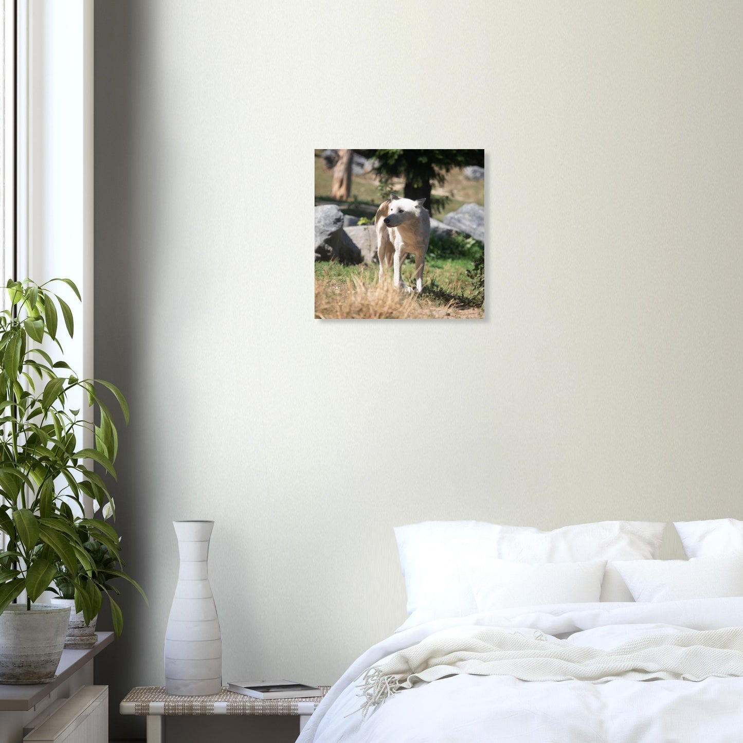 White wolf - Wall decoration