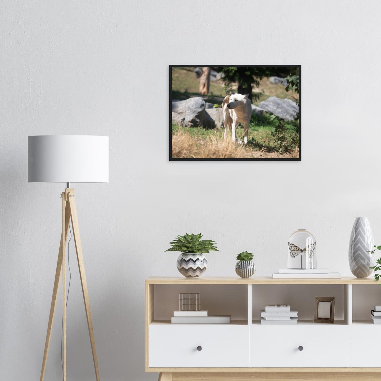 White wolf - Wall decoration