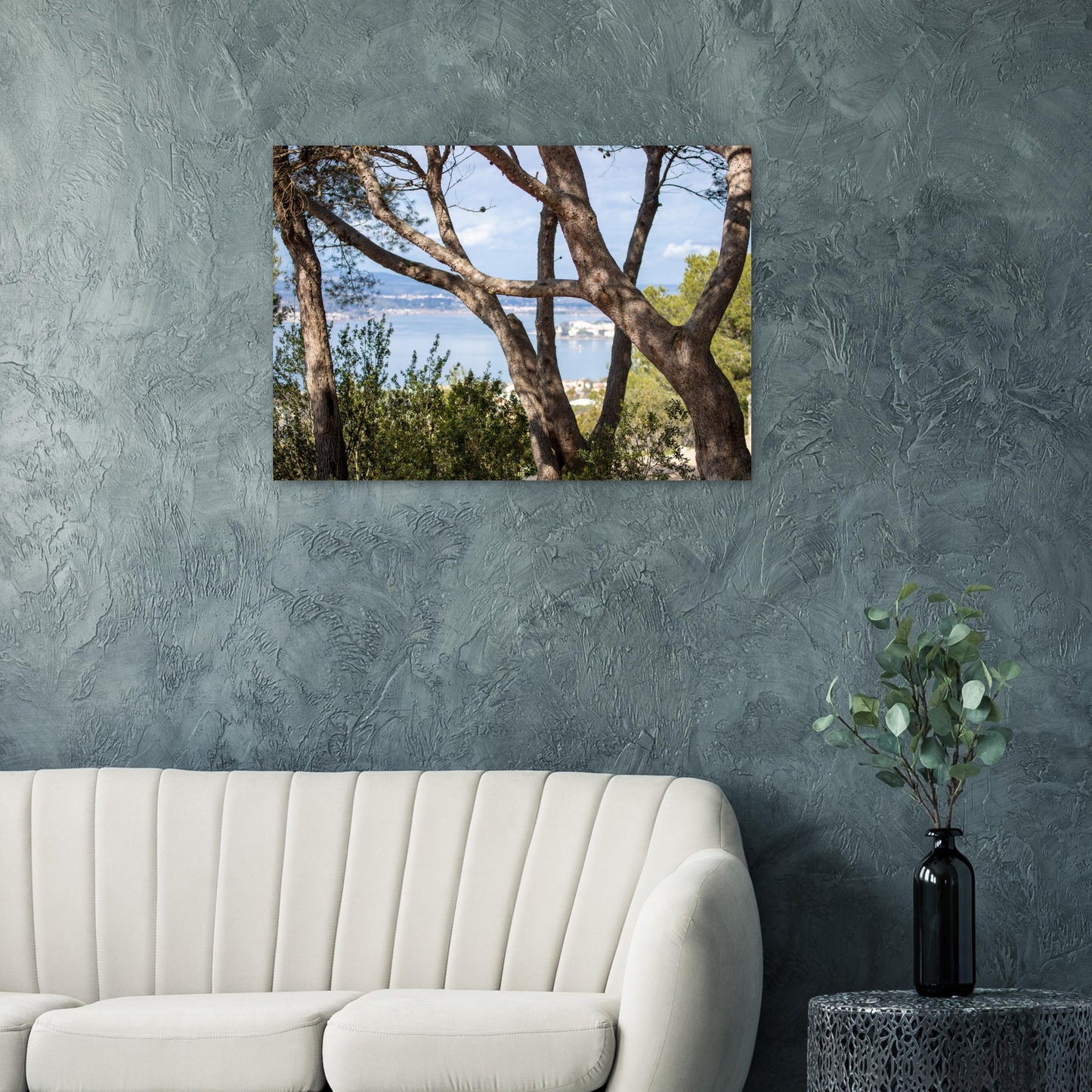 Arbres, étang de Thau - France