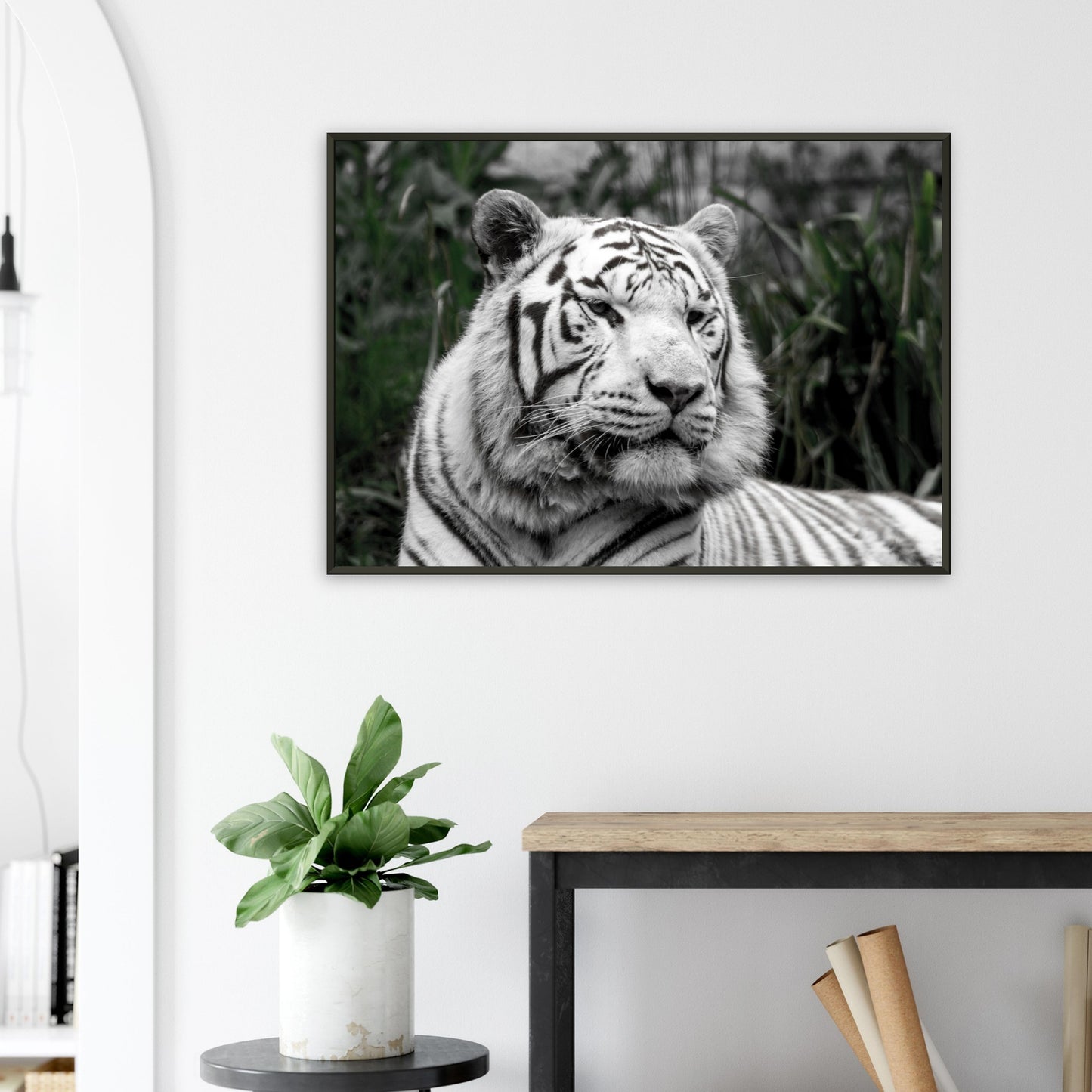 Tigre blanc - Décoration murale