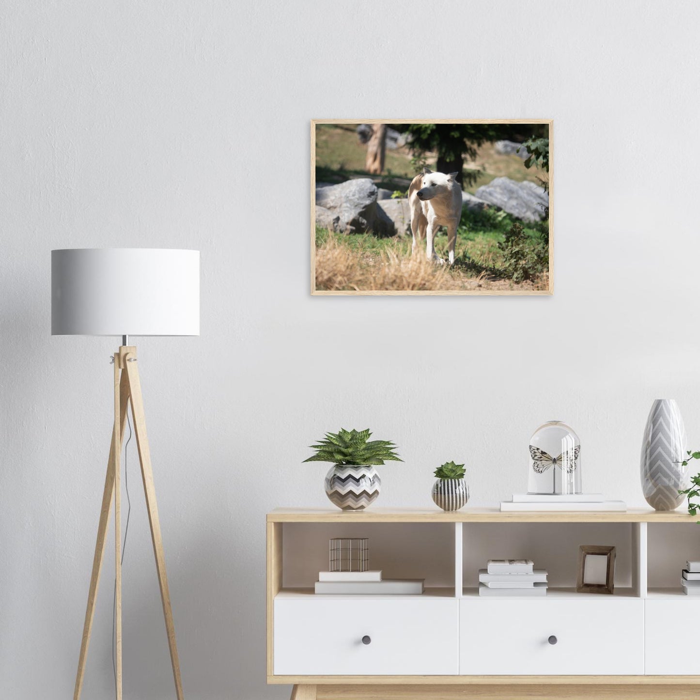 White wolf - Wall decoration