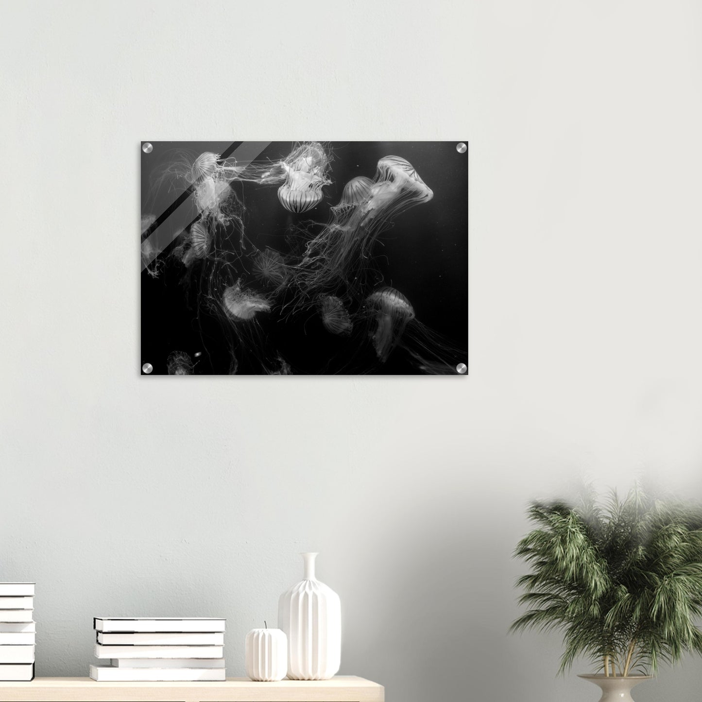 Méduses - Noir & Blanc - Décoration murale