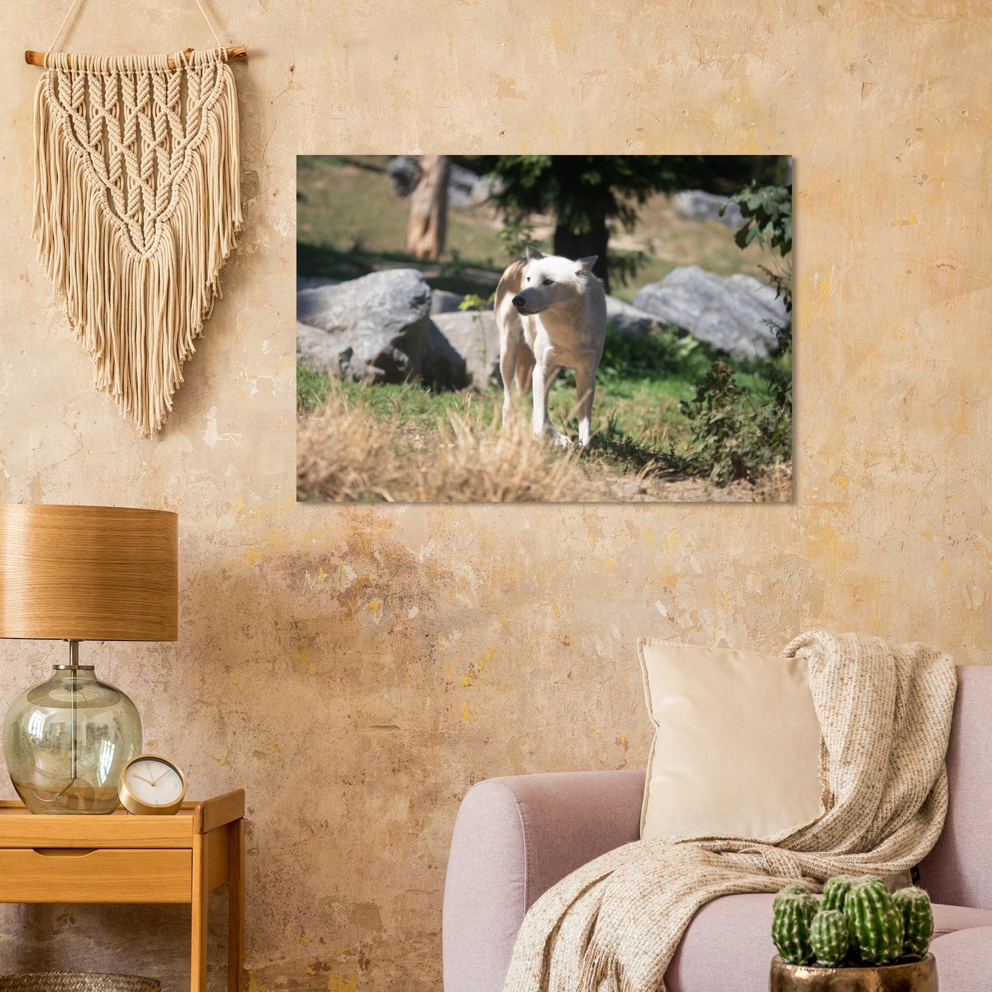 White wolf - Wall decoration