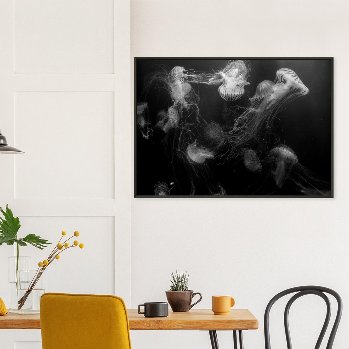 Méduses - Noir & Blanc - Décoration murale