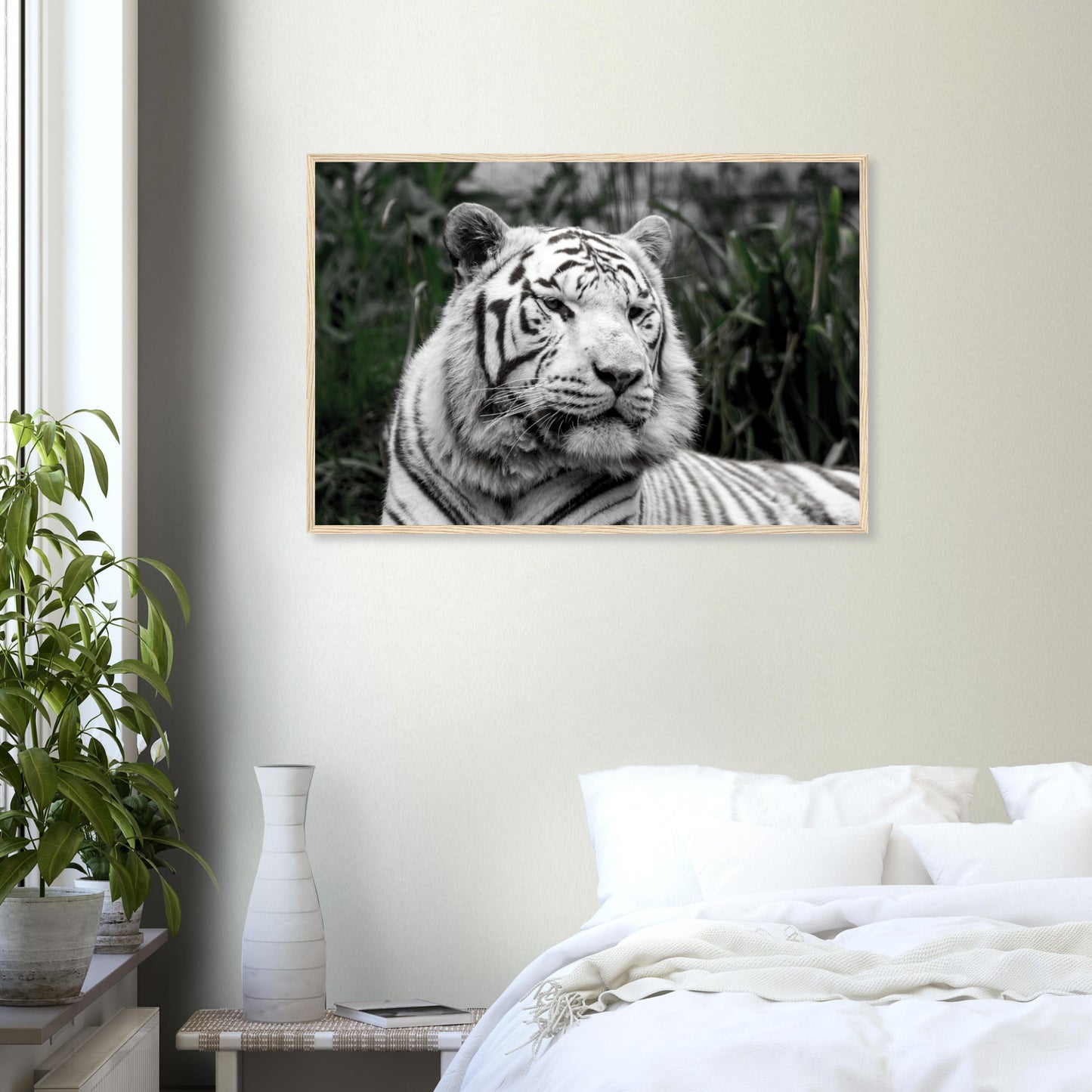 Tigre blanc - Décoration murale