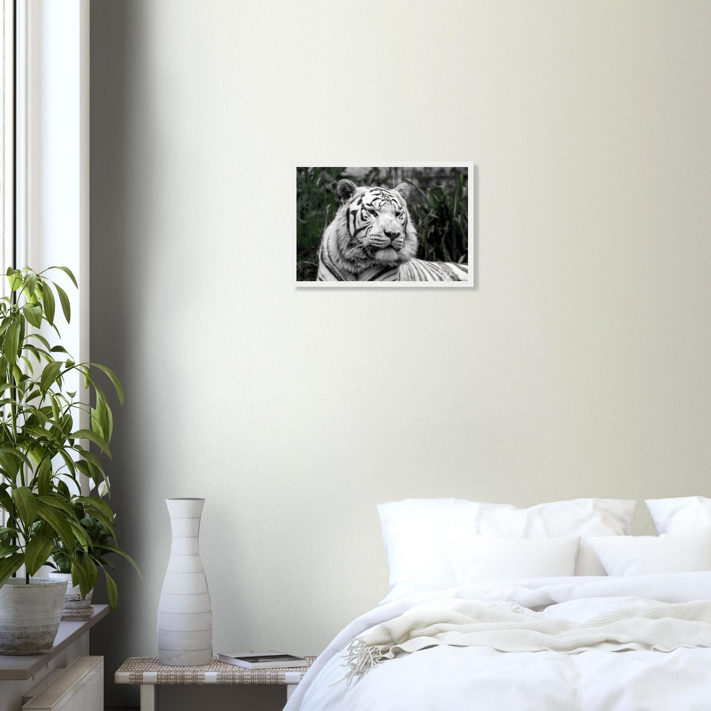 Tigre blanc - Décoration murale
