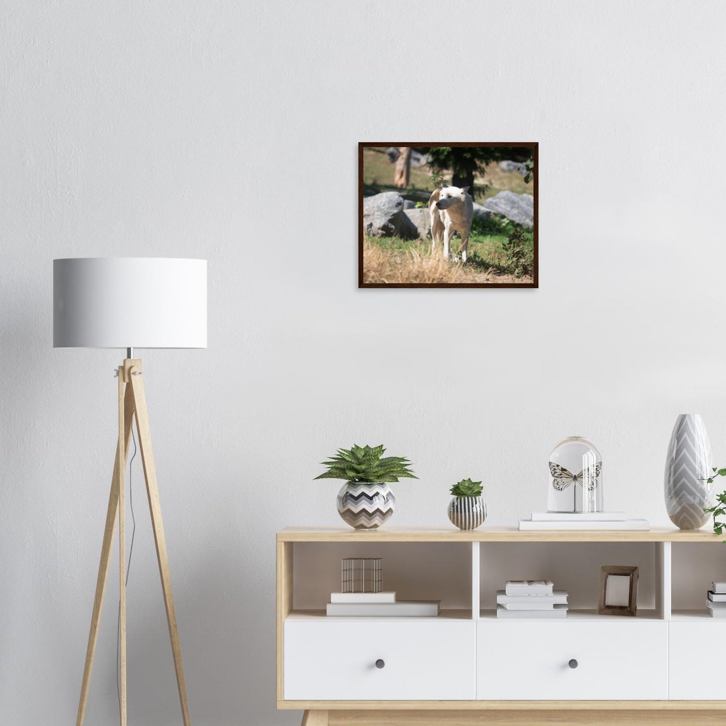 White wolf - Wall decoration