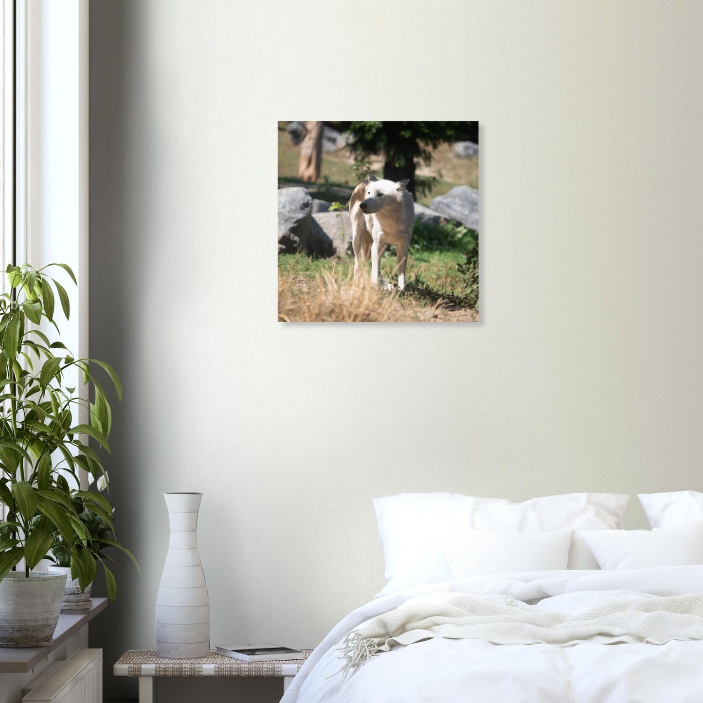 White wolf - Wall decoration