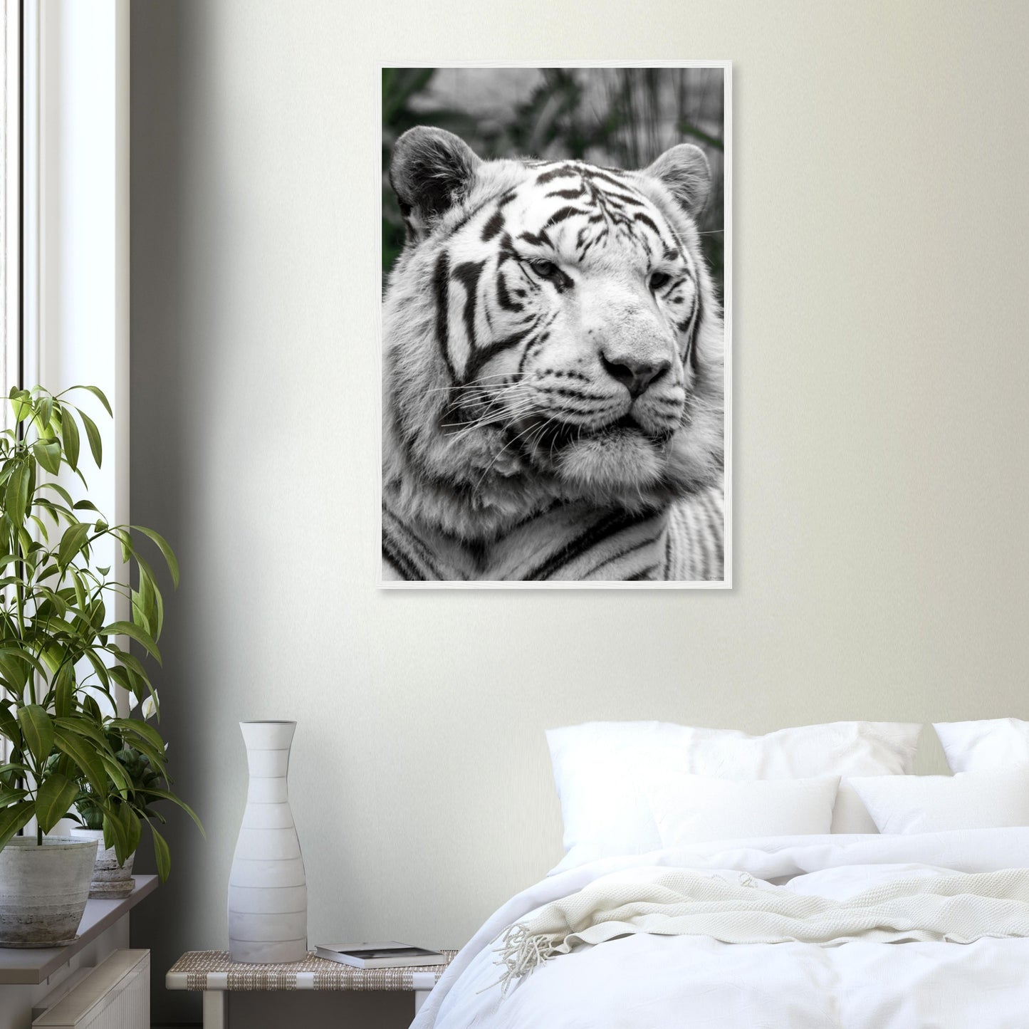 Tigre blanc - Décoration murale