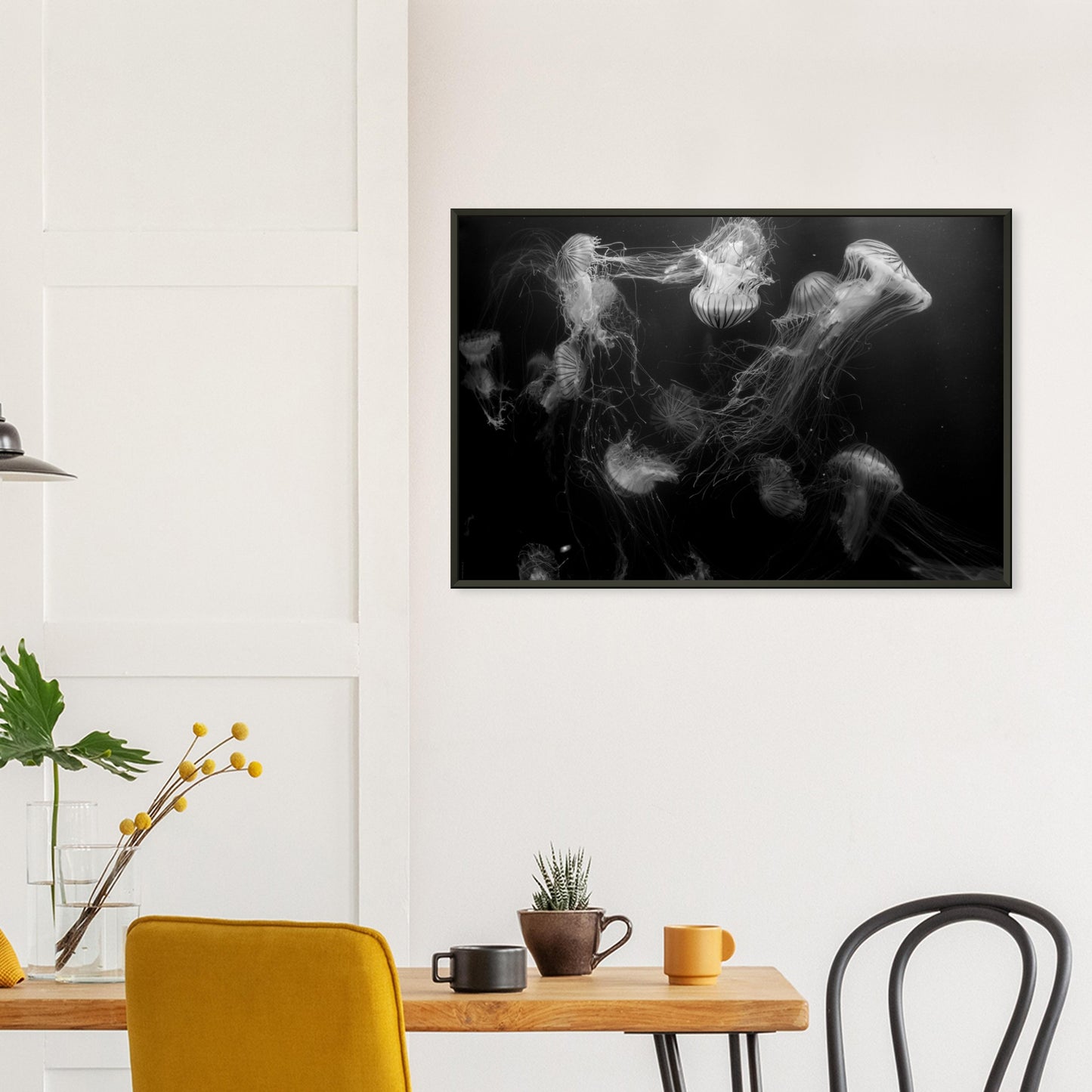 Méduses - Noir & Blanc - Décoration murale
