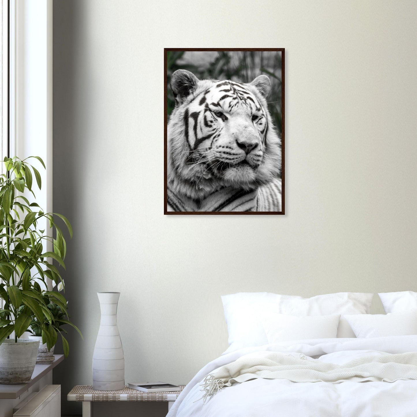 Tigre blanc - Décoration murale