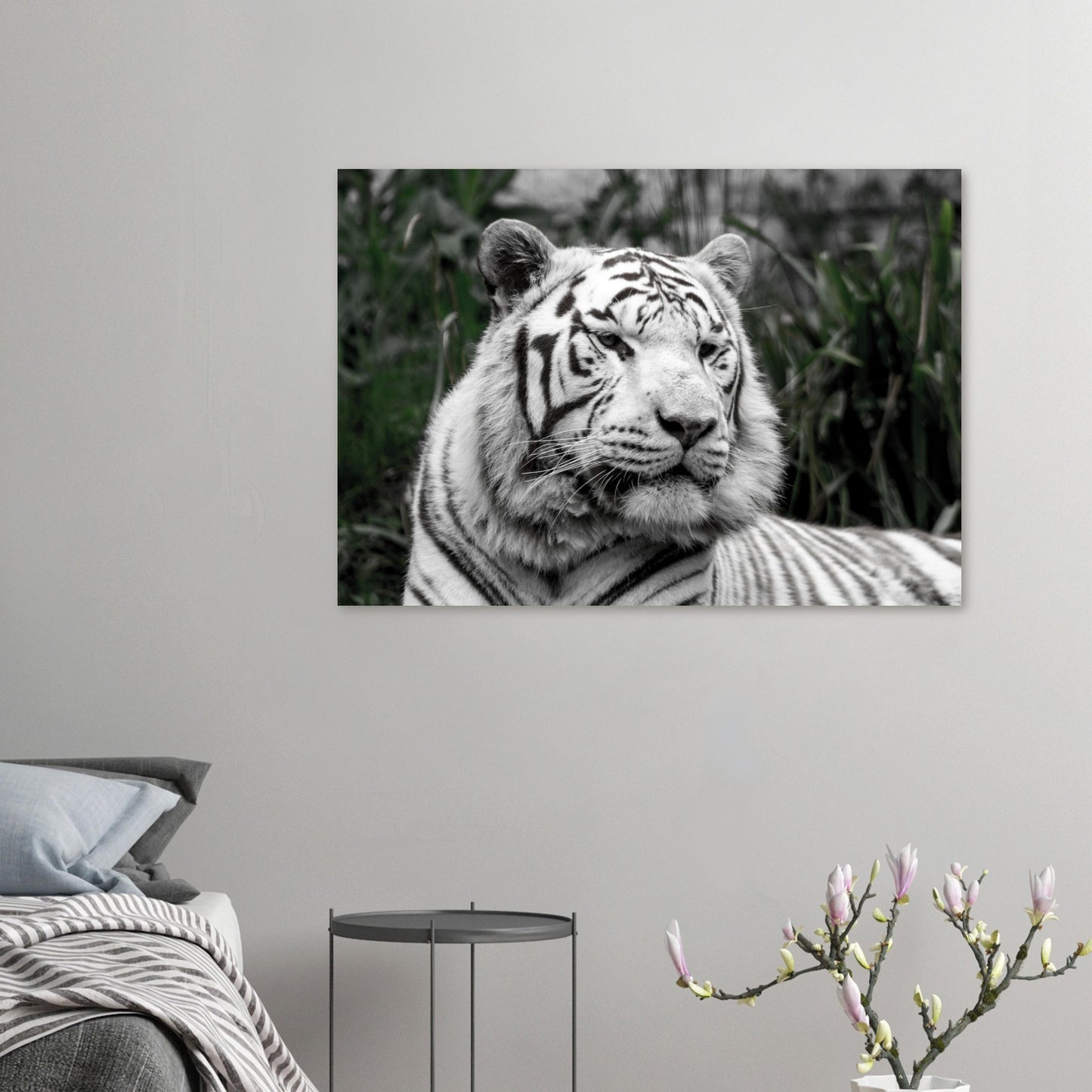 Tigre blanc - Décoration murale