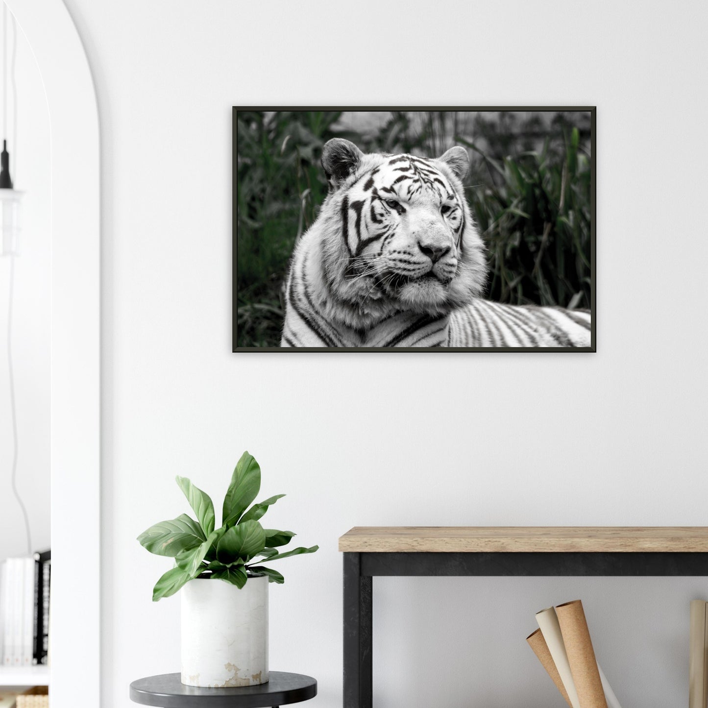 Tigre blanc - Décoration murale