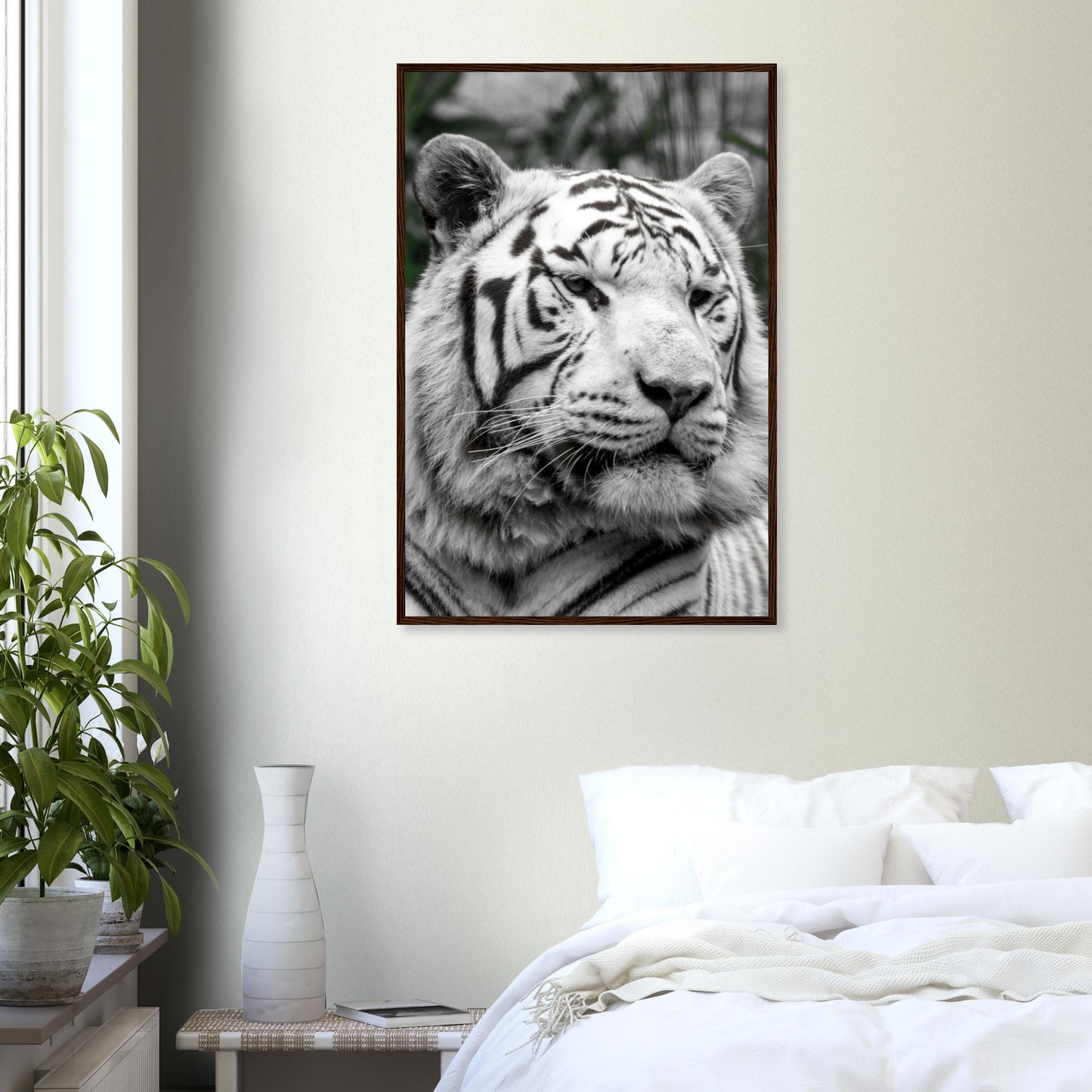 Tigre blanc - Décoration murale