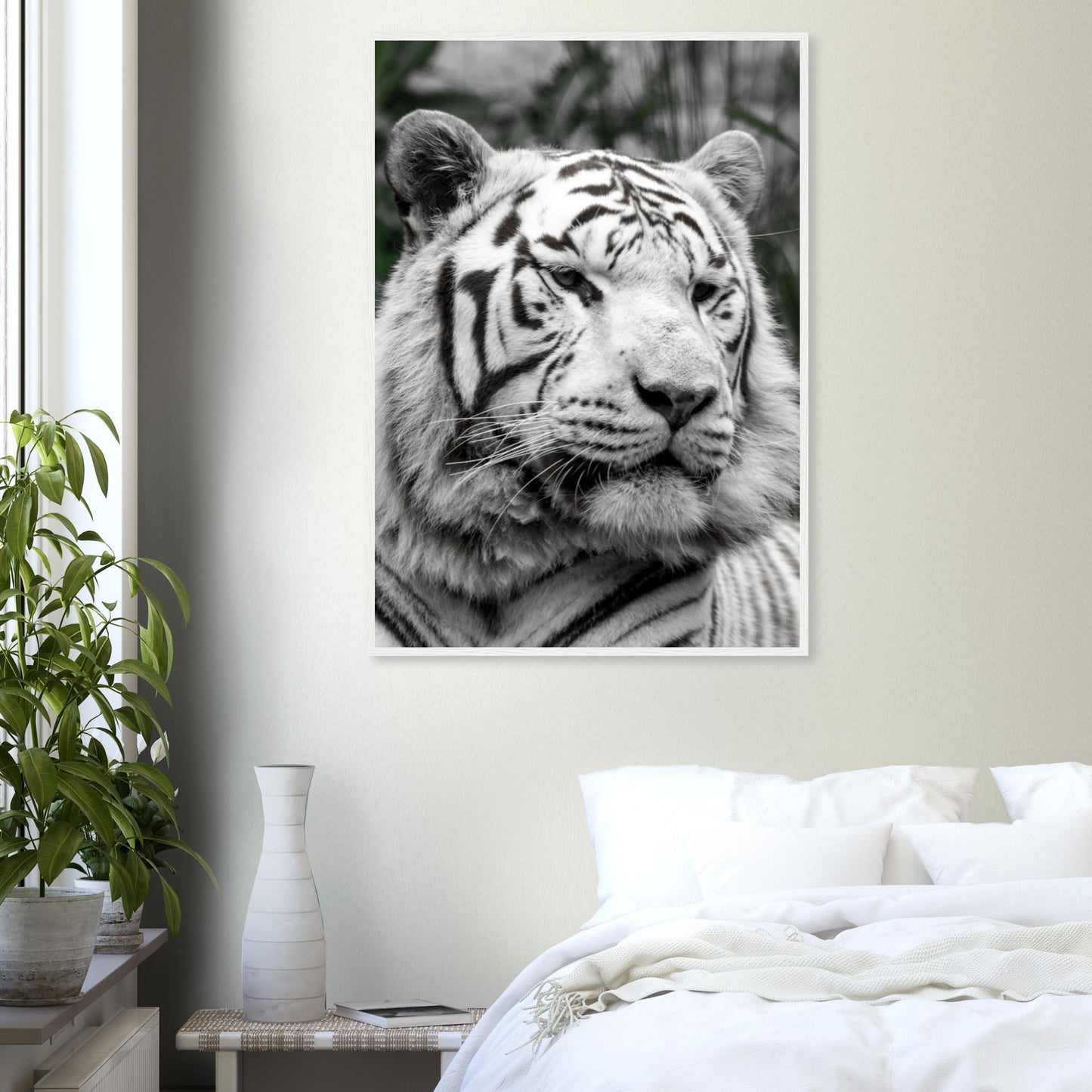 Tigre blanc - Décoration murale