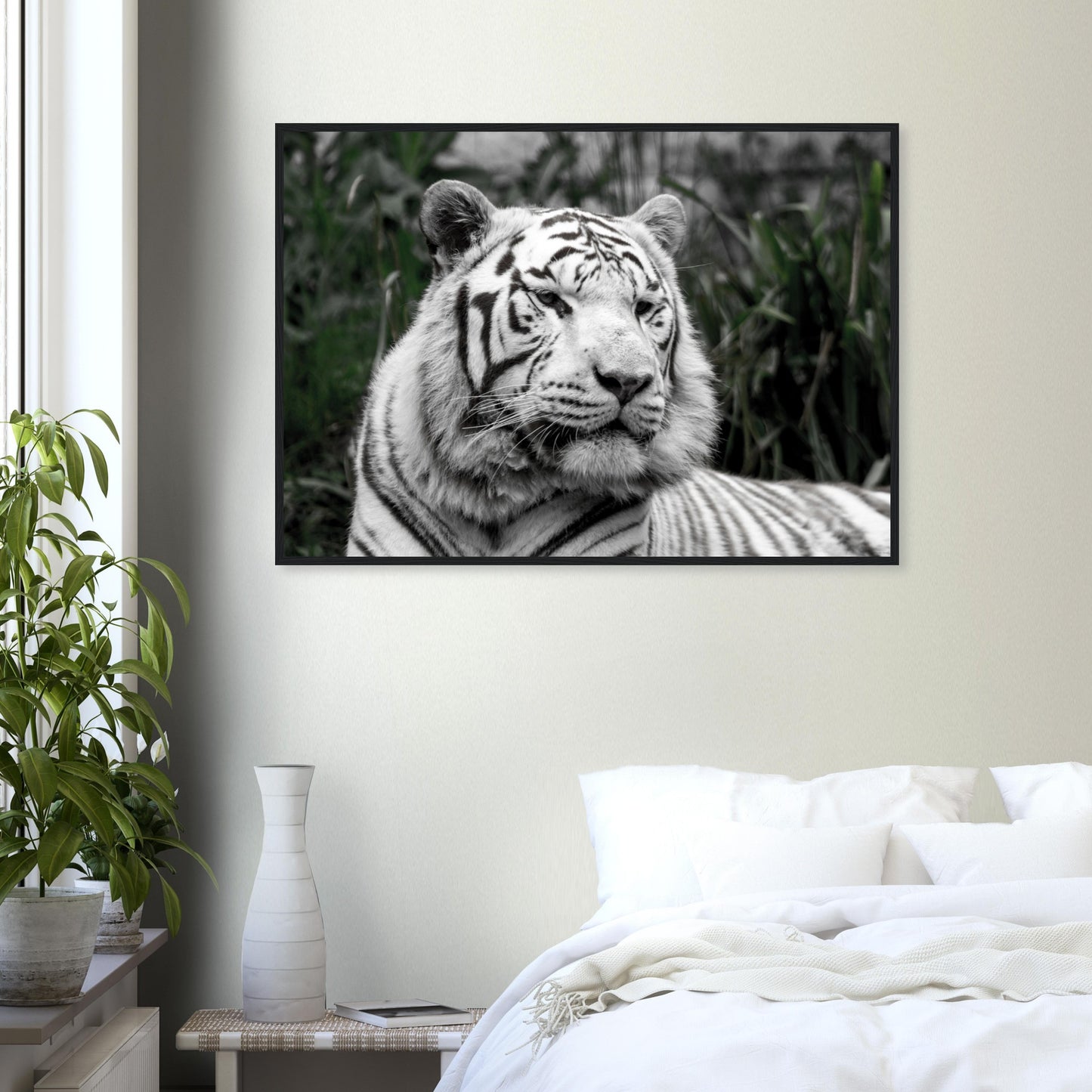 Tigre blanc - Décoration murale