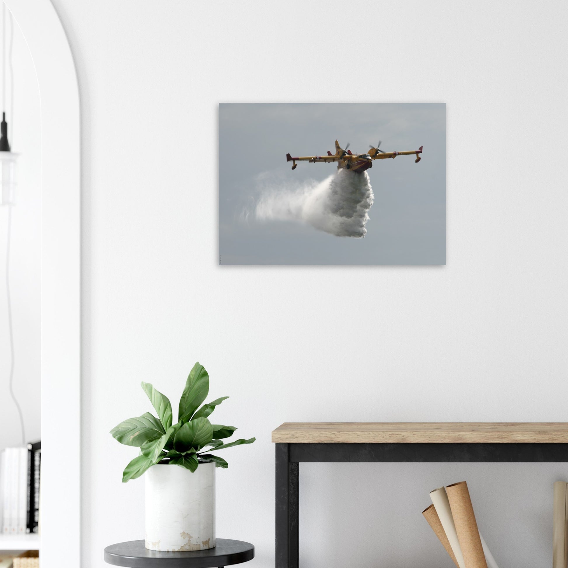 Canadair sécurité civile - Tableaux et posters de qualité, disponibles en différentes dimensions et matières.