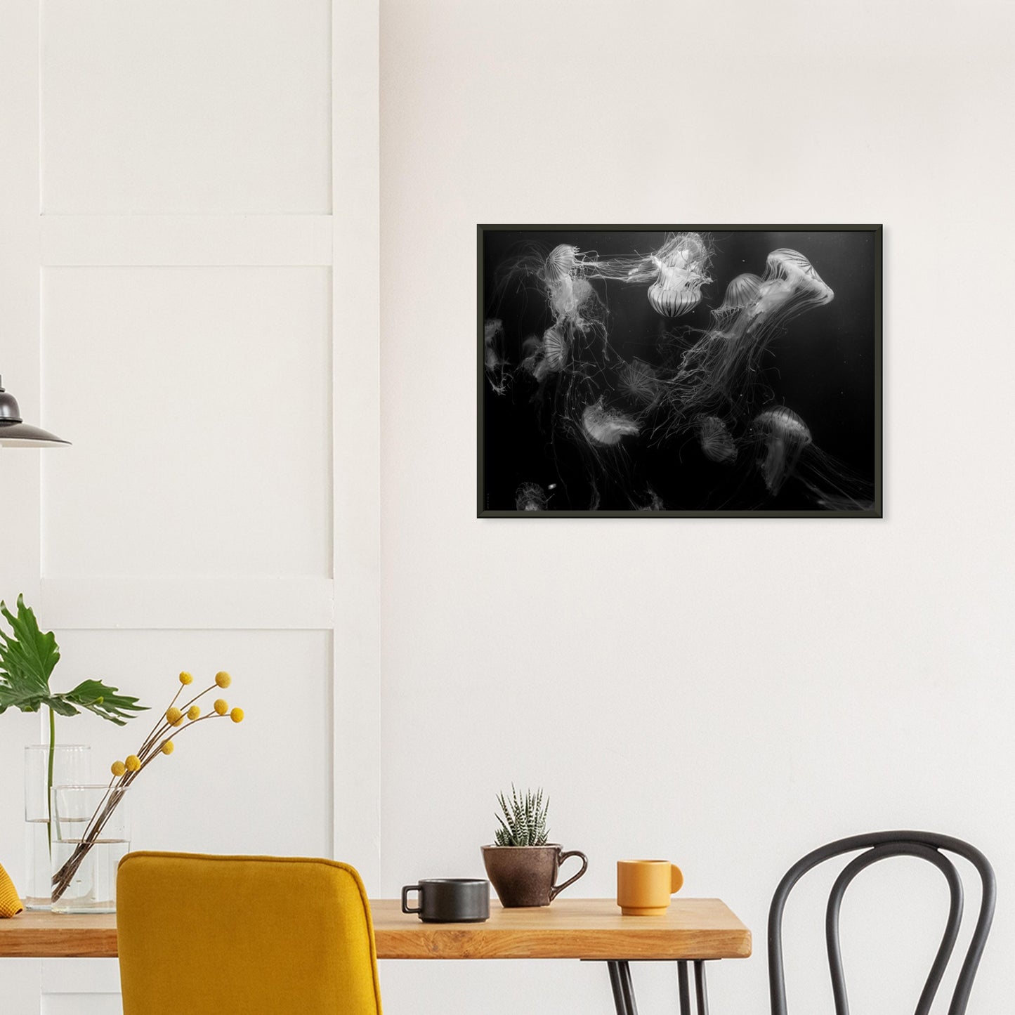 Méduses - Noir & Blanc - Décoration murale