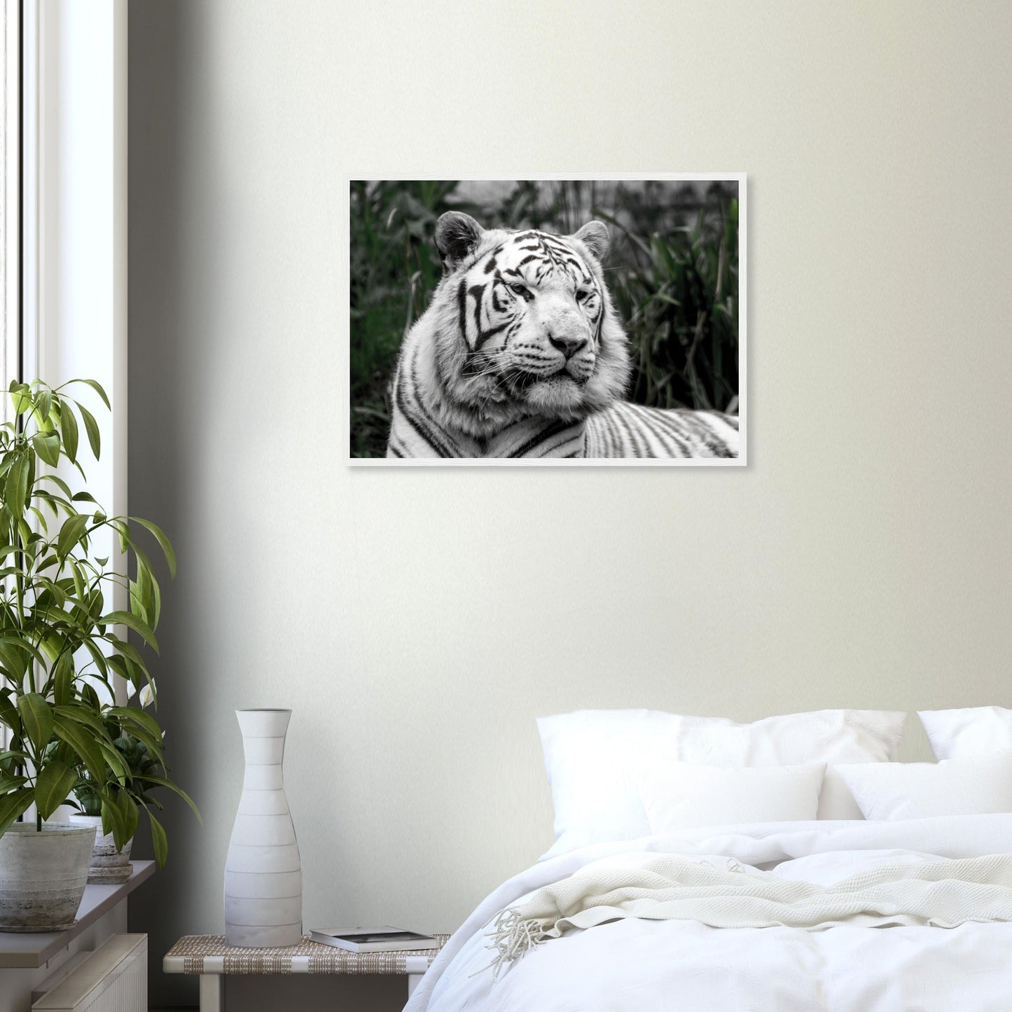 Tigre blanc - Décoration murale