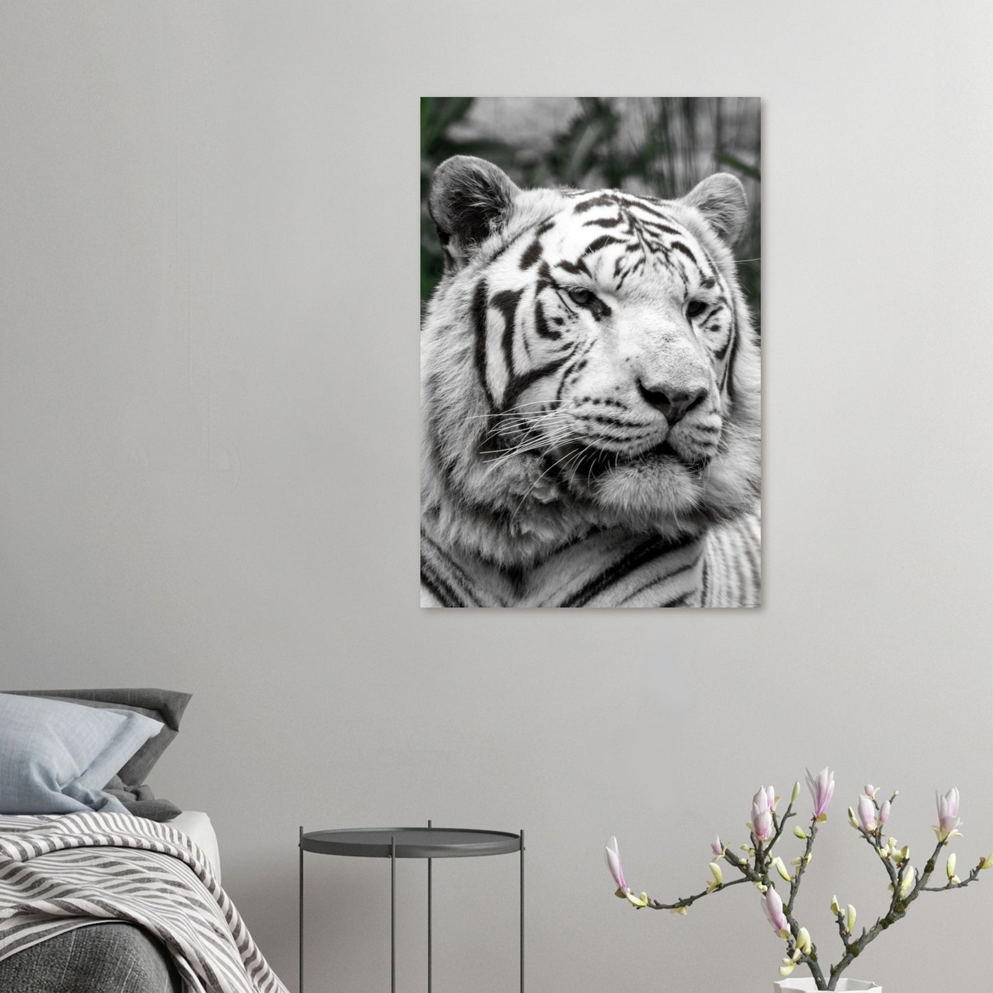 Tigre blanc - Décoration murale