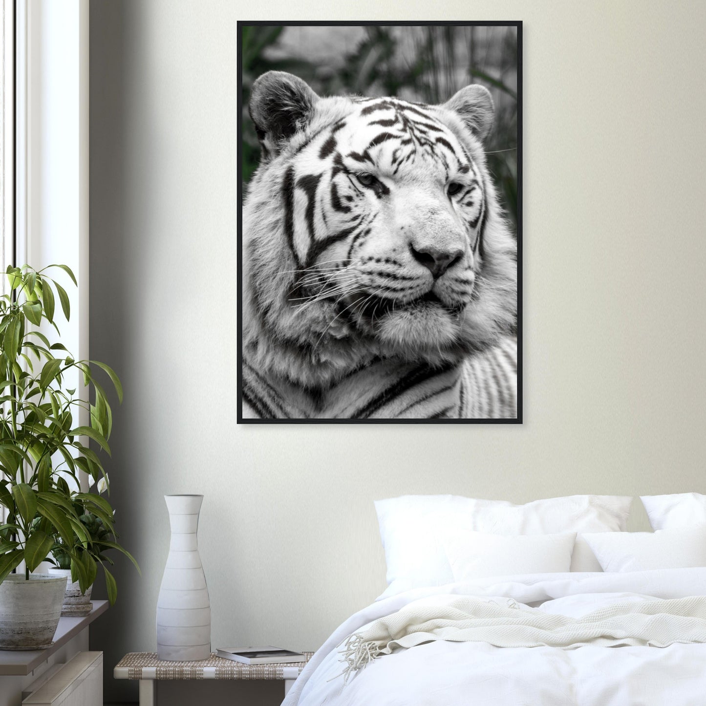 Tigre blanc - Décoration murale