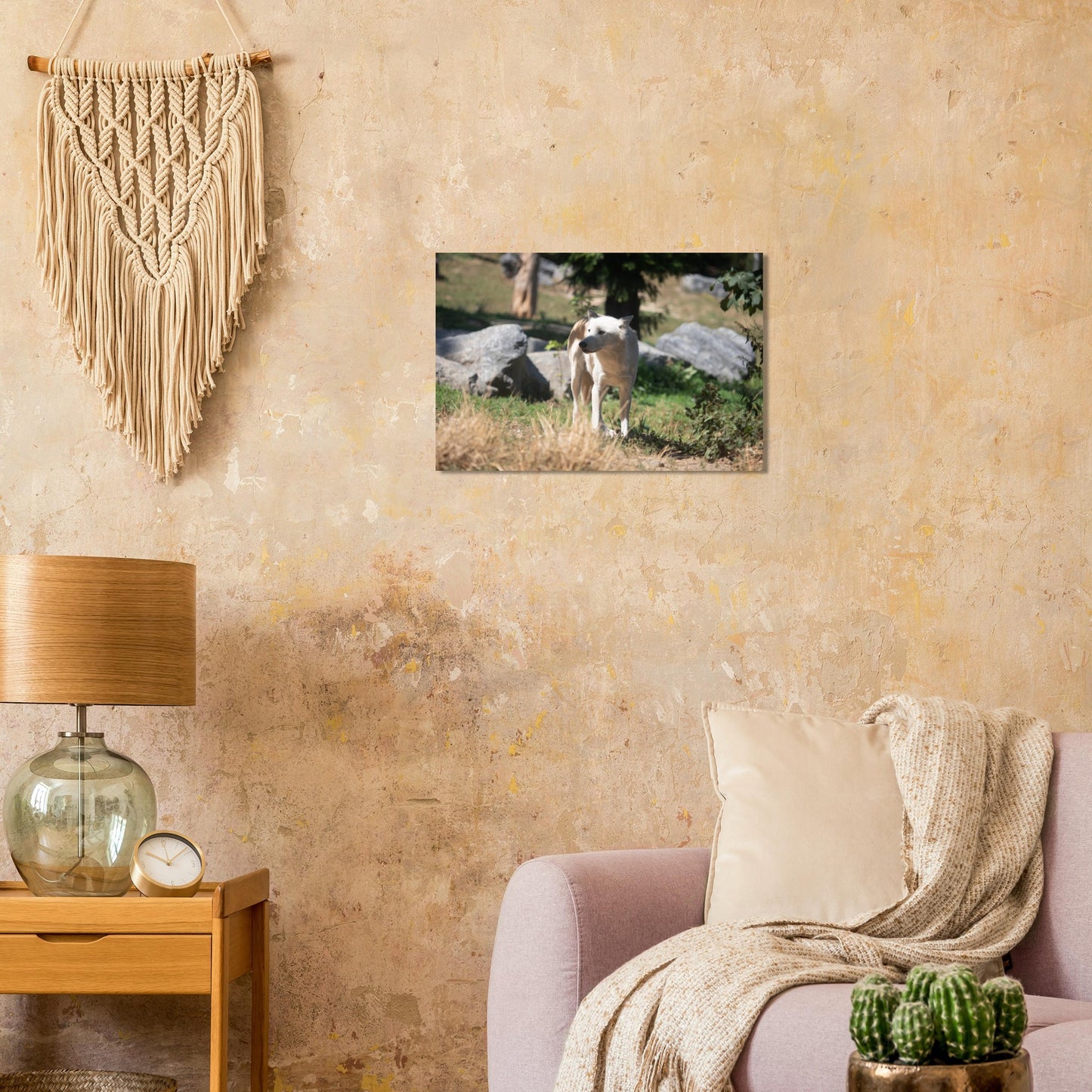 White wolf - Wall decoration